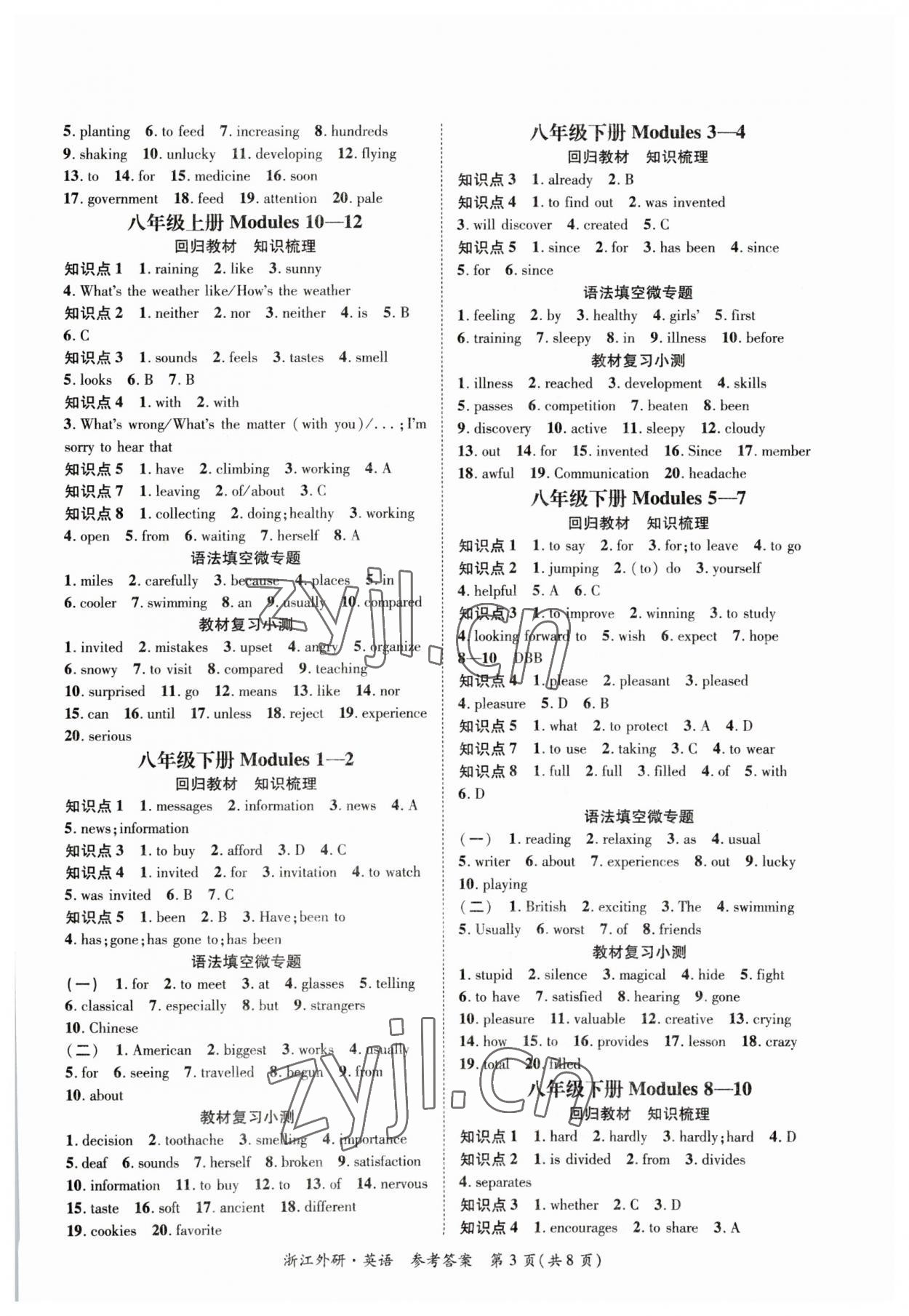 2023年國(guó)華圖書(shū)中考拐點(diǎn)九年級(jí)英語(yǔ)外研版浙江專版 第3頁(yè)