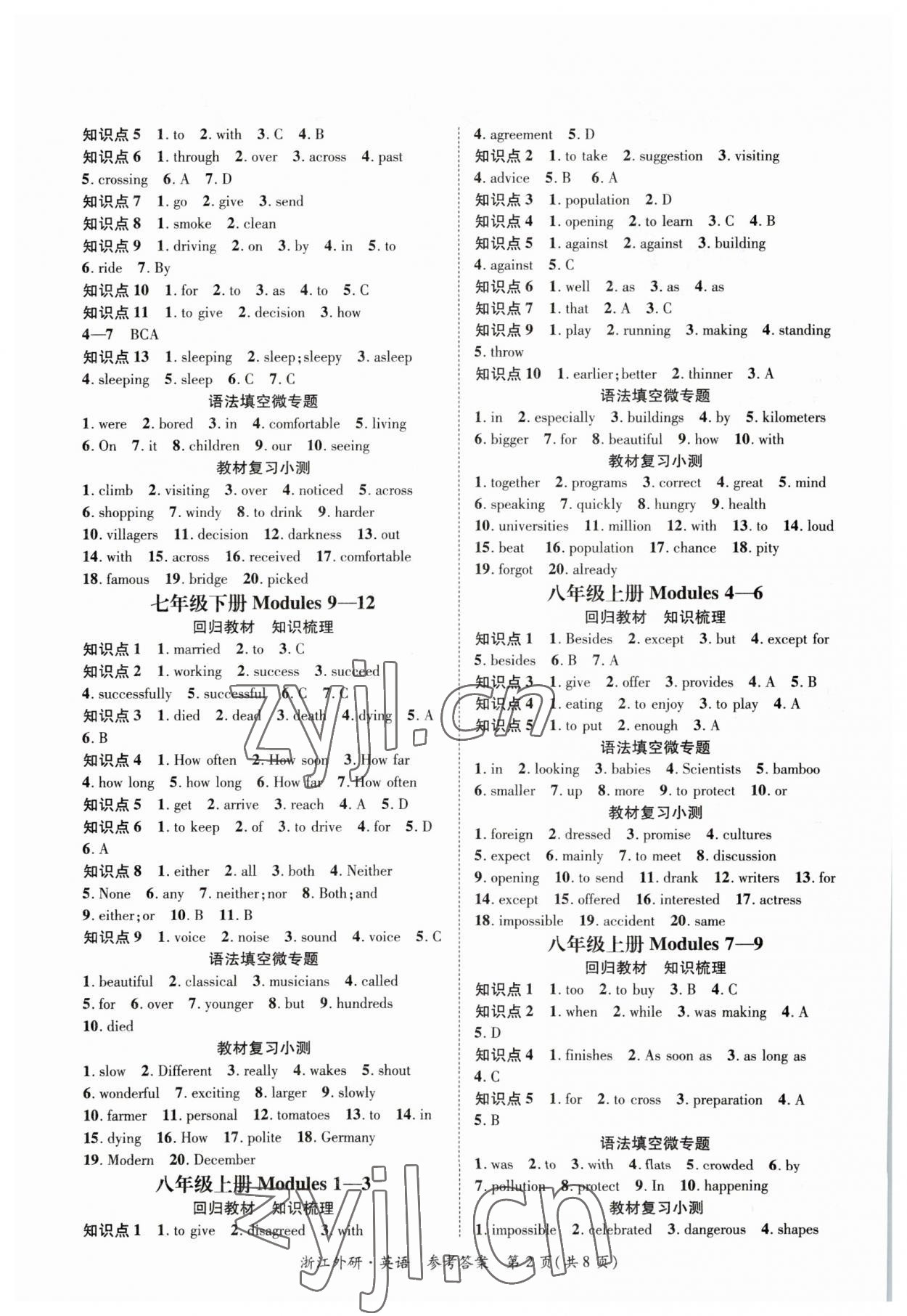 2023年國(guó)華圖書中考拐點(diǎn)九年級(jí)英語外研版浙江專版 第2頁