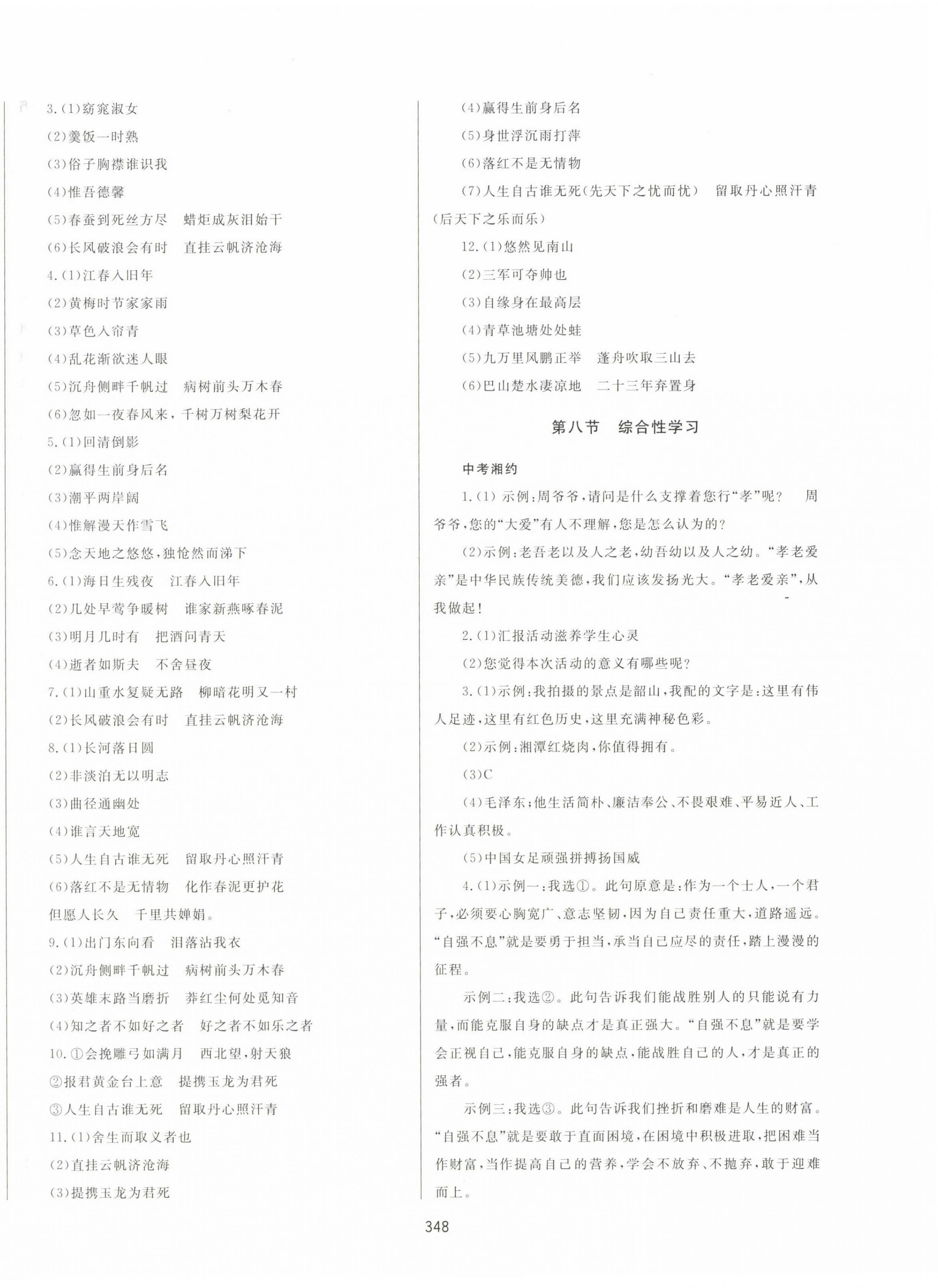 2023年中考先鋒中考總復(fù)習(xí)語文 第4頁