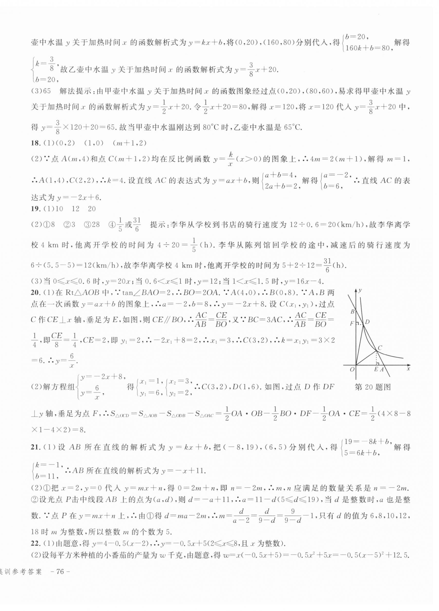 2023年學(xué)而優(yōu)中考專題分類集訓(xùn)南京大學(xué)出版社數(shù)學(xué)浙江專版 第8頁