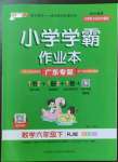 2023年小學學霸作業(yè)本六年級數(shù)學下冊人教版廣東專版