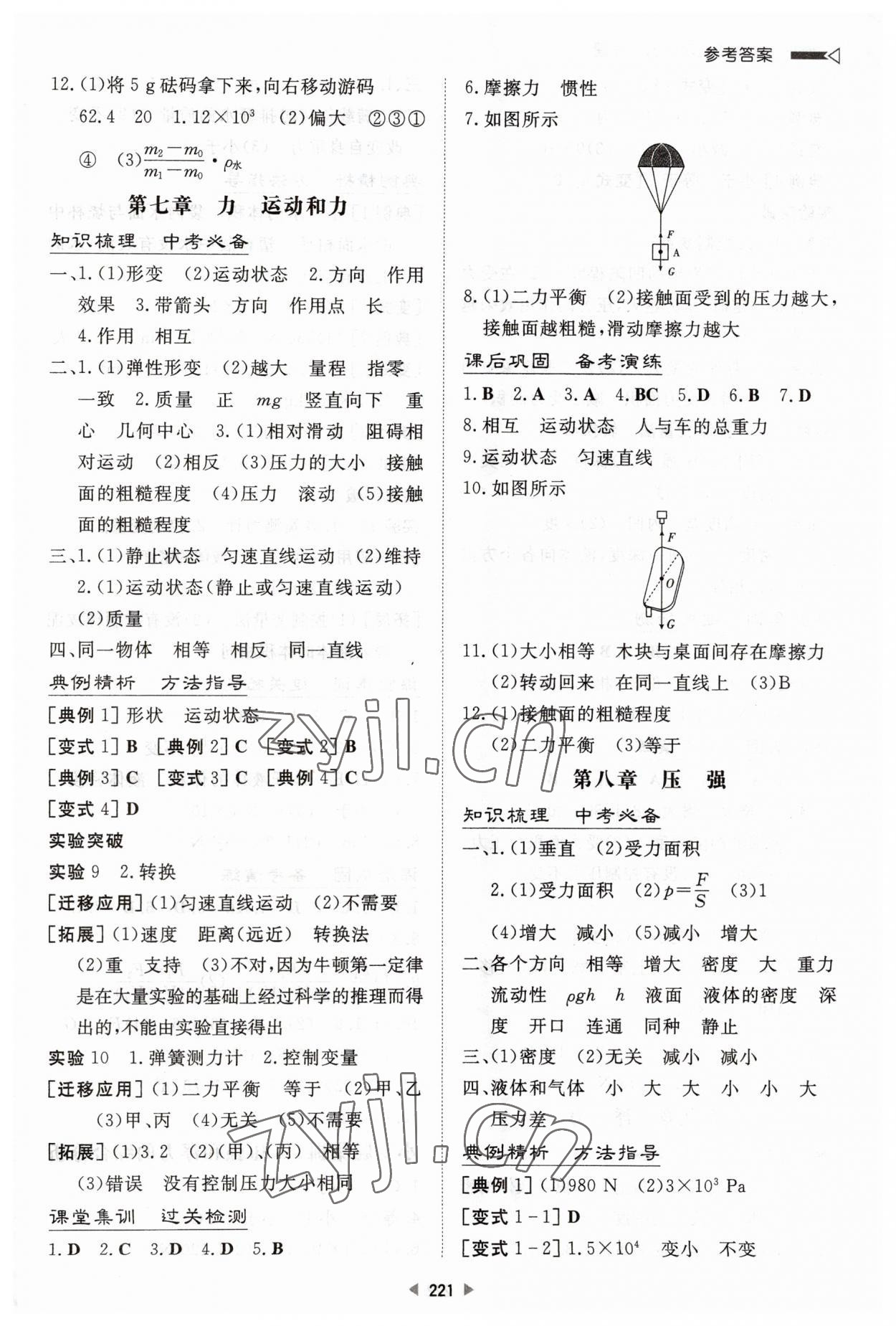 2023年初中總復(fù)習(xí)手冊新世紀(jì)出版社物理 第5頁