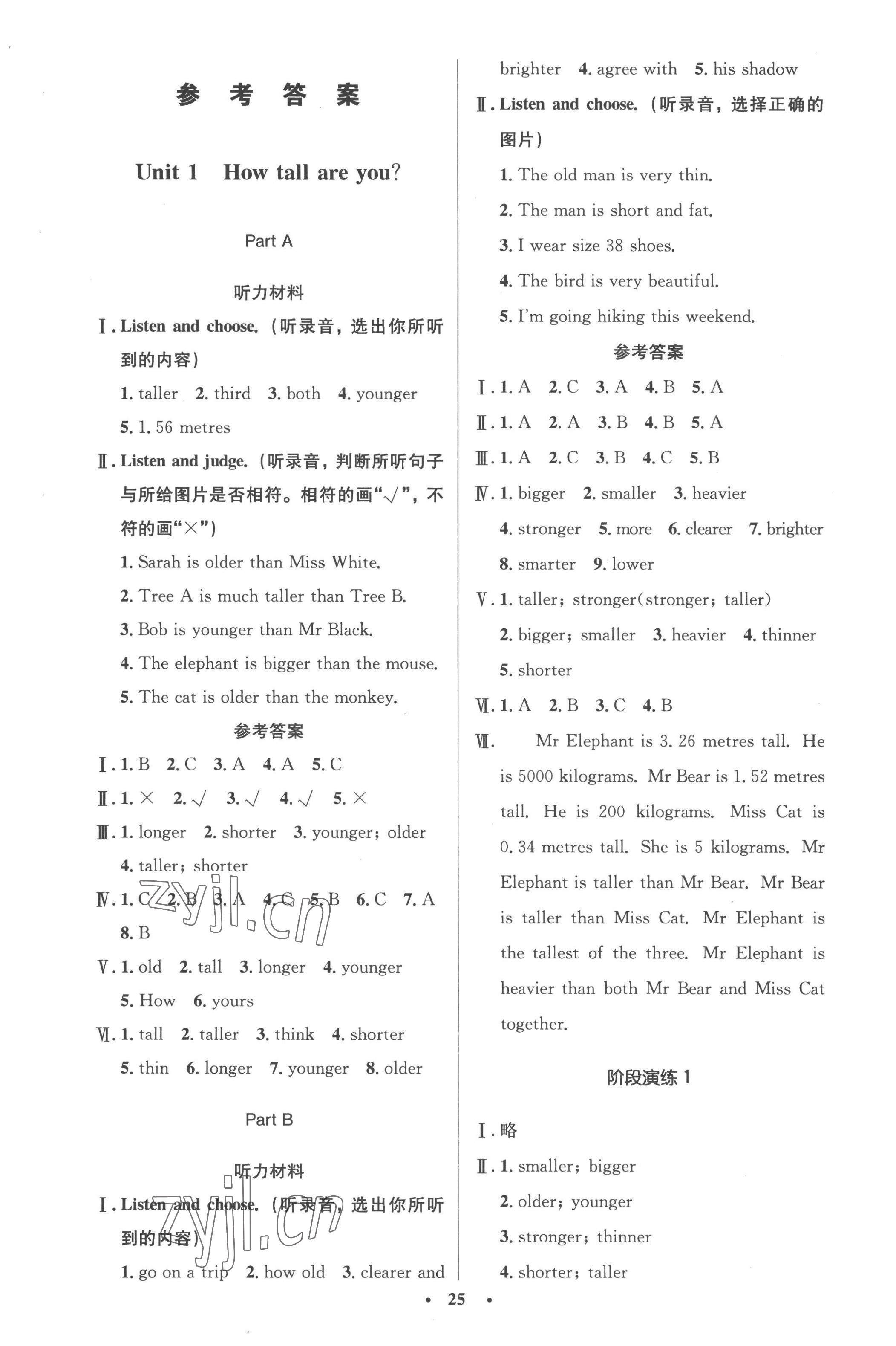 2023年同步测控优化设计六年级英语下册人教版广东专版 第1页