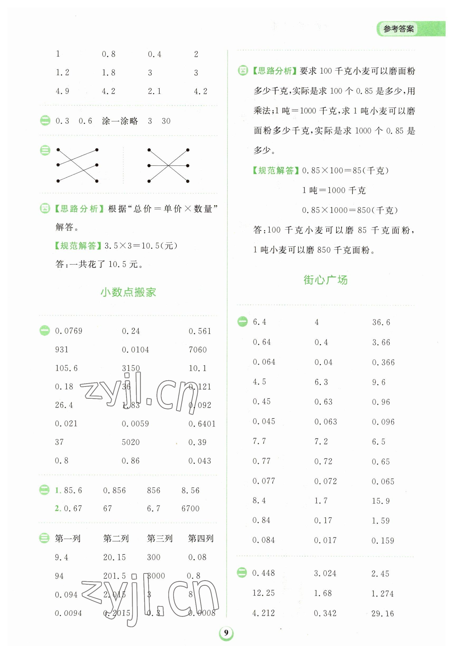 2023年金牛耳計(jì)算天天練四年級(jí)數(shù)學(xué)下冊(cè)北師大版 第7頁(yè)