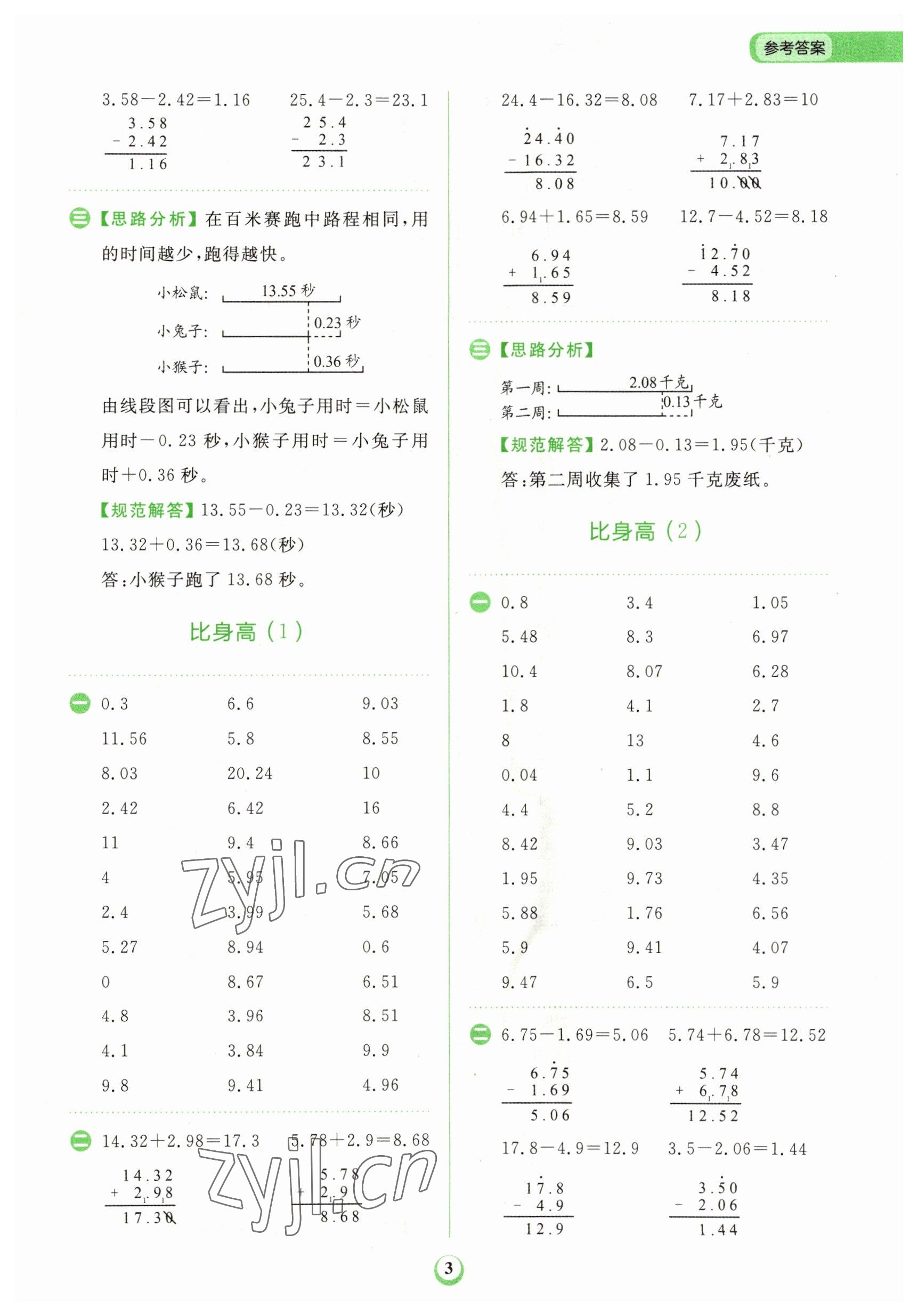 2023年金牛耳計(jì)算天天練四年級(jí)數(shù)學(xué)下冊北師大版 第1頁