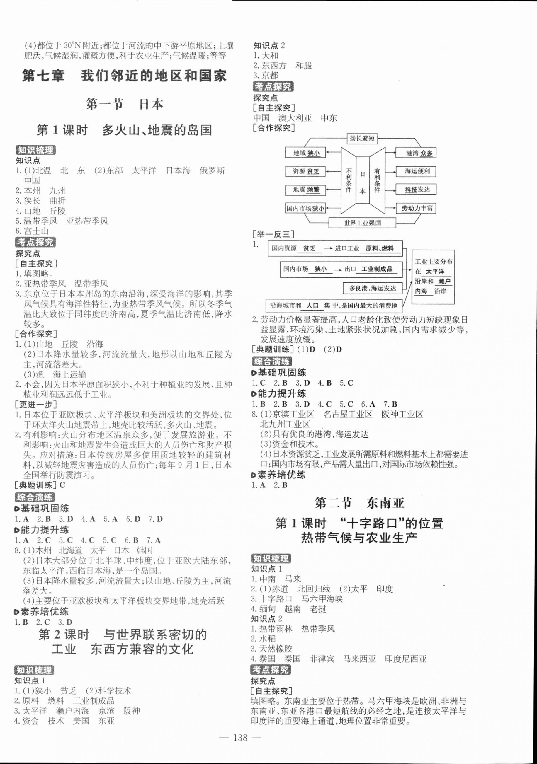 2023年練案六年級地理下冊魯教版54制 第2頁