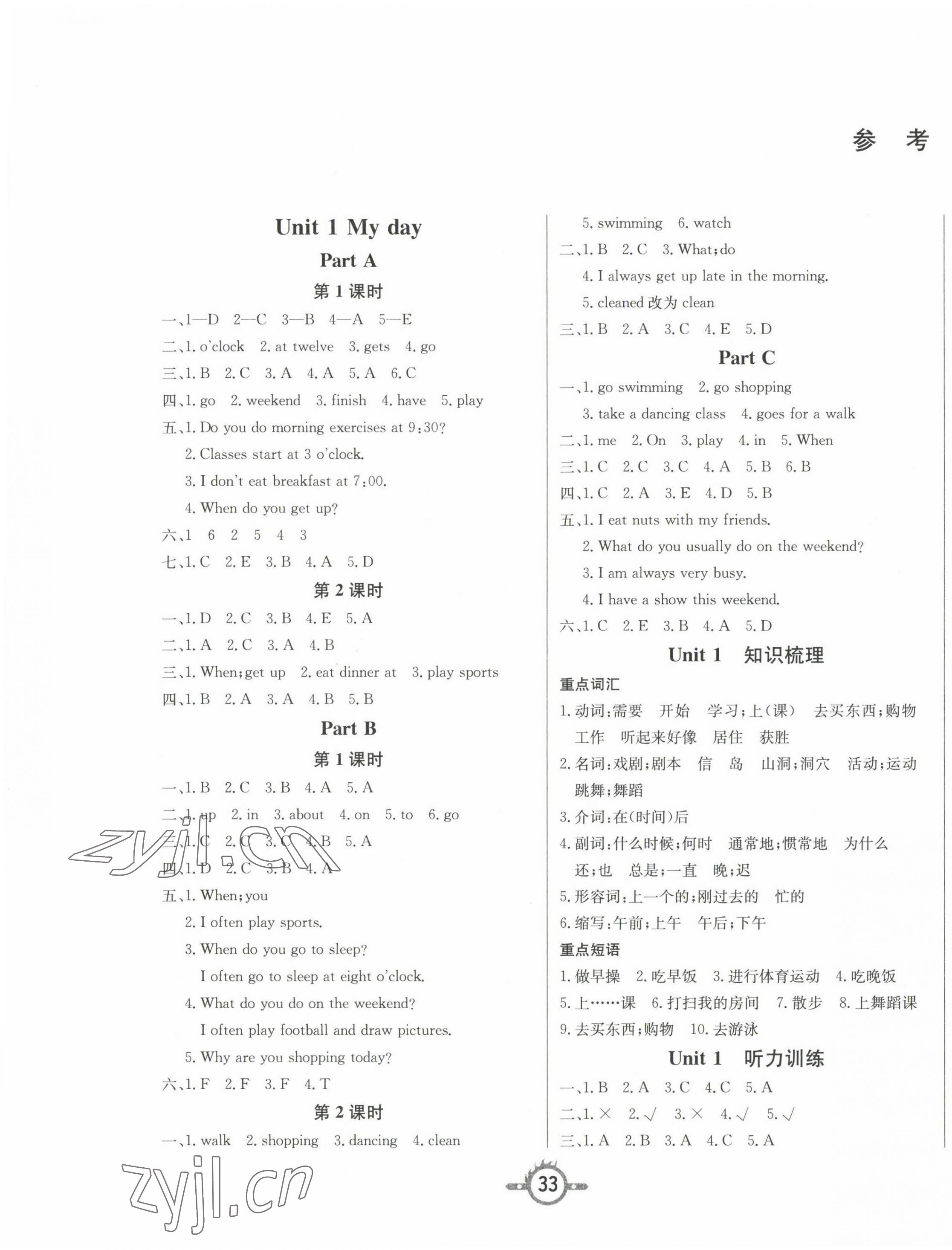 2023年創(chuàng)新課課練五年級(jí)英語(yǔ)下冊(cè)人教版 第1頁(yè)