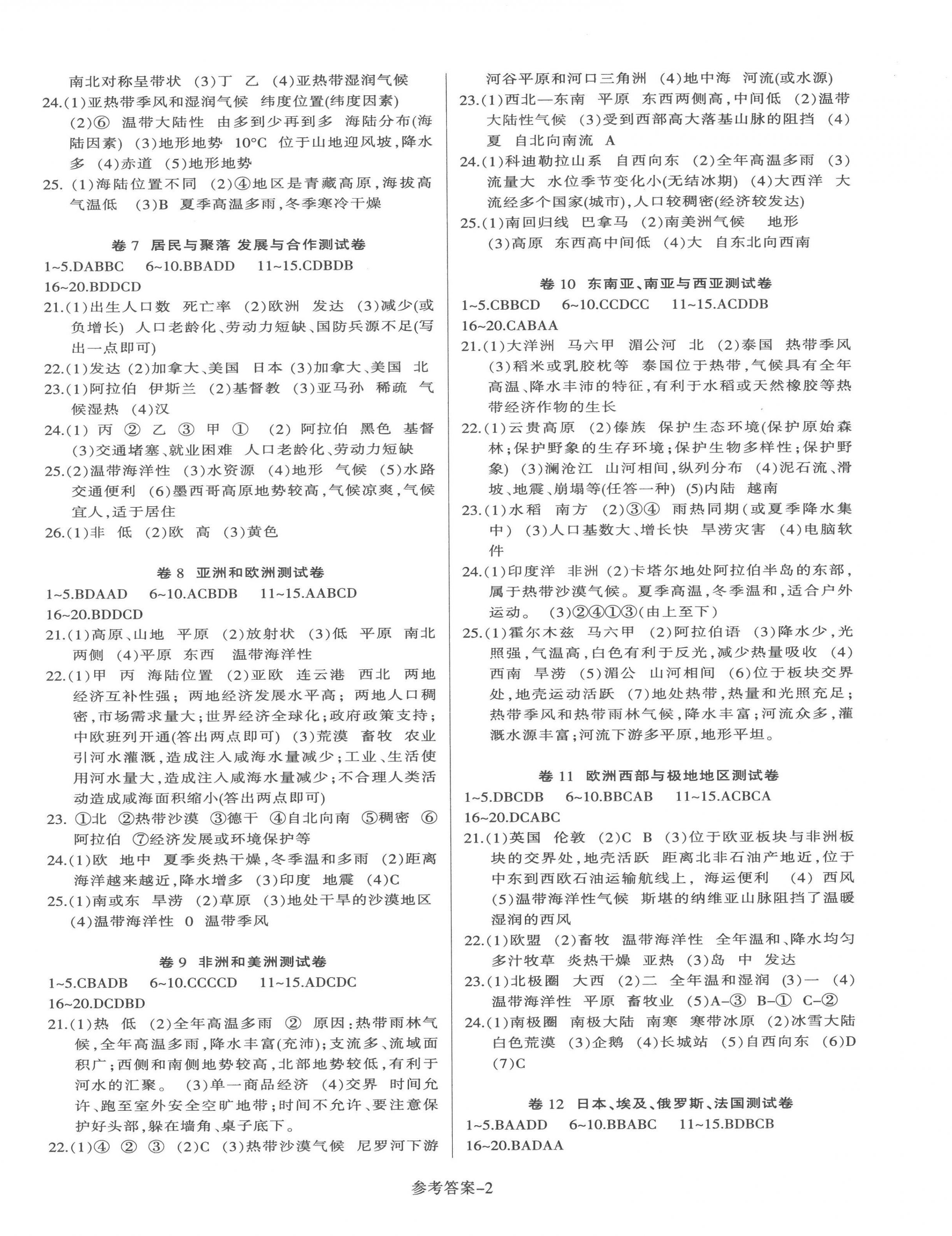 2023年冲刺中考专题测试地理徐州专版 第2页
