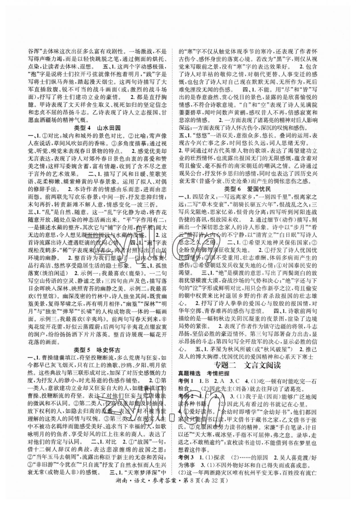 2023年解密中考語(yǔ)文湖南專版 第8頁(yè)