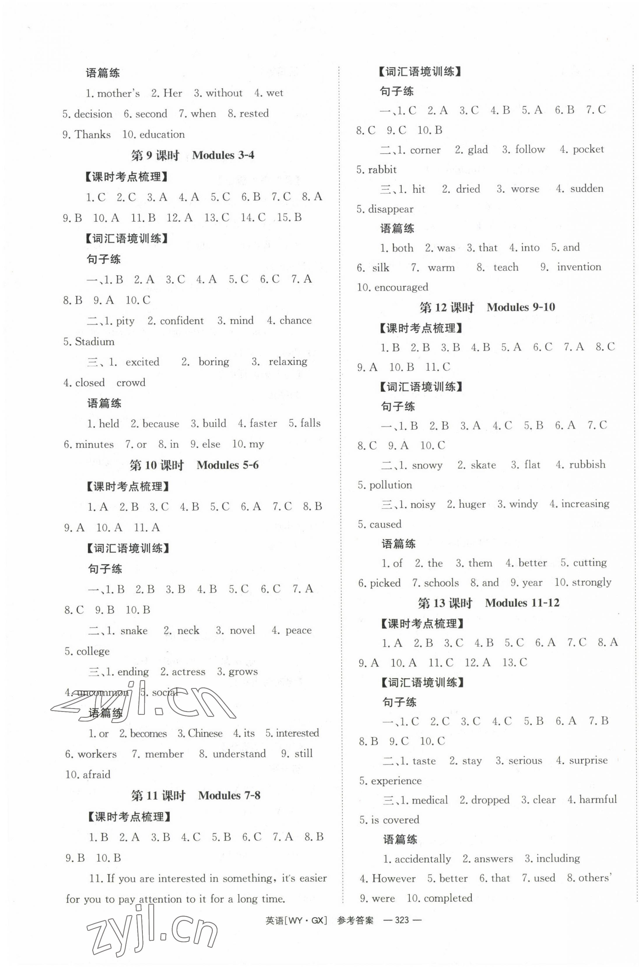 2023年全效学习中考学练测英语外研版广西专版 第3页