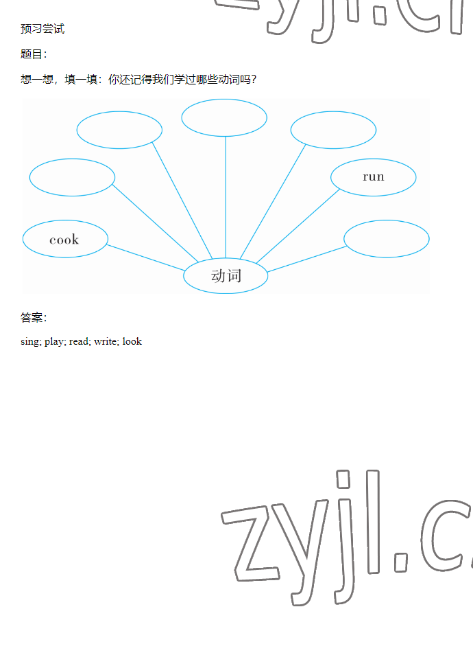 2023年同步實踐評價課程基礎訓練五年級英語下冊湘少版 參考答案第1頁