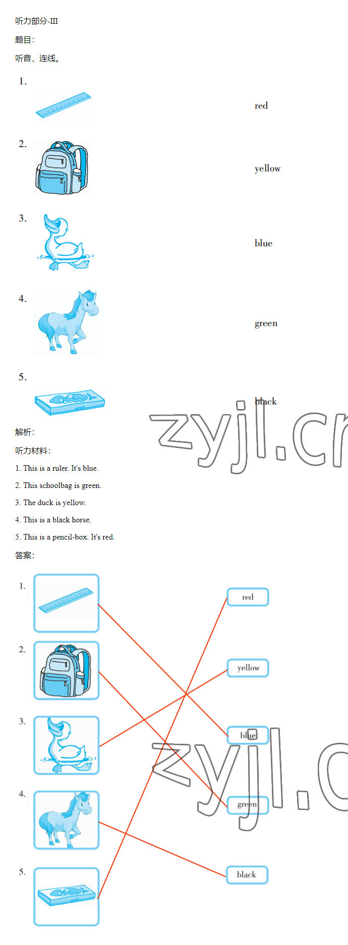 2023年同步實(shí)踐評(píng)價(jià)課程基礎(chǔ)訓(xùn)練三年級(jí)英語(yǔ)下冊(cè)湘少版 參考答案第28頁(yè)