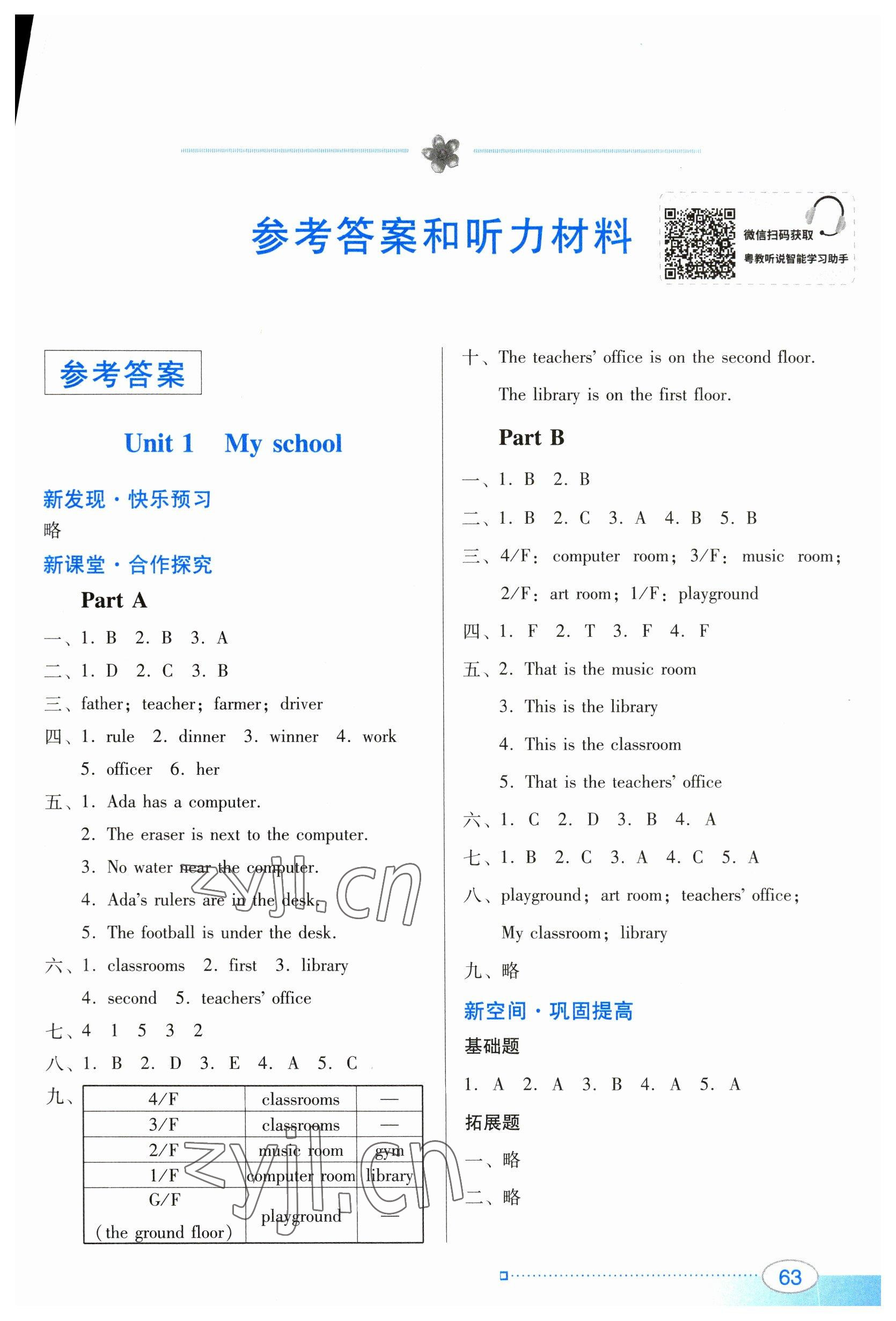 2023年南方新課堂金牌學(xué)案四年級(jí)英語(yǔ)下冊(cè)人教版 第1頁(yè)