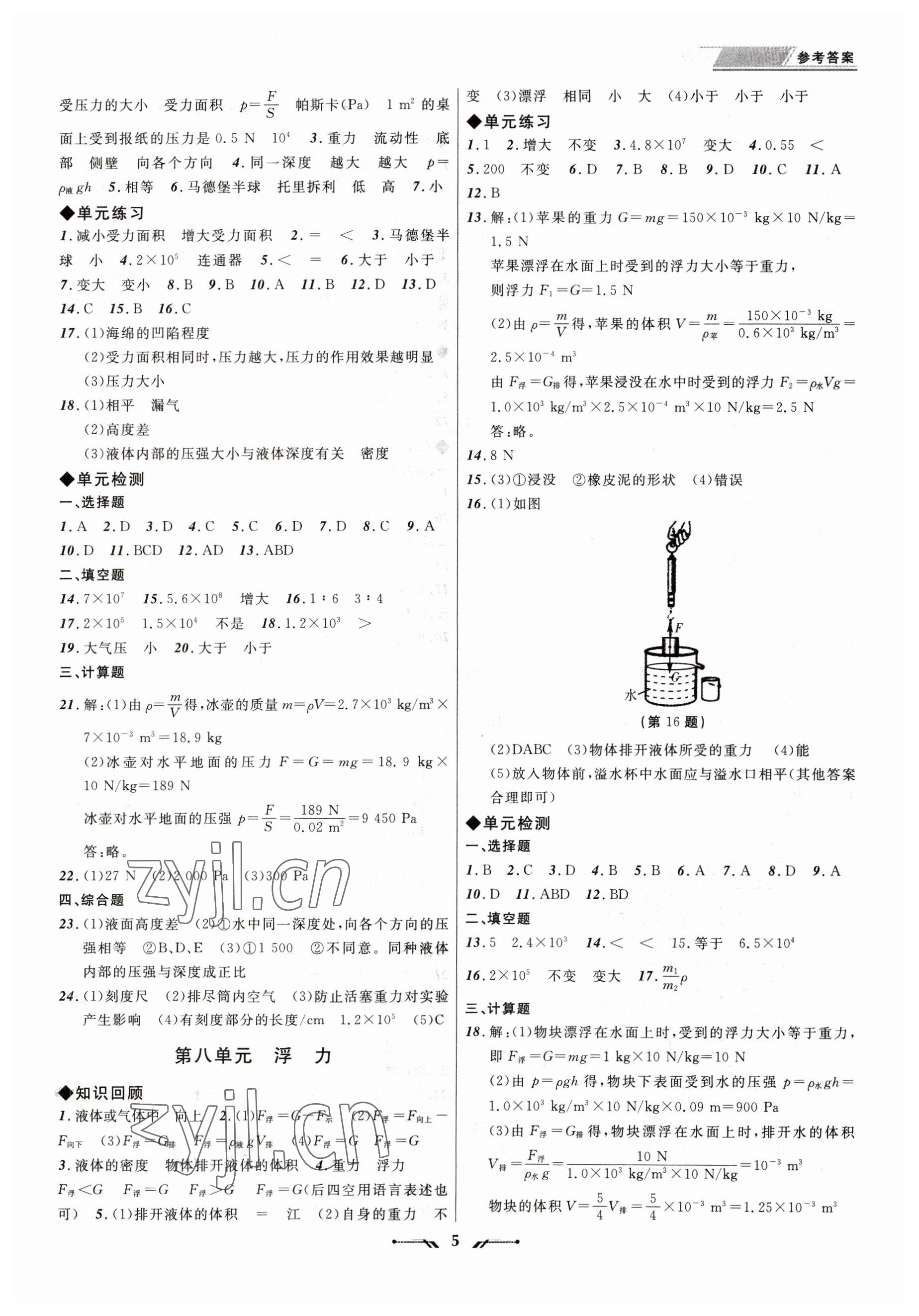 2023年中考全程復(fù)習(xí)訓(xùn)練物理大連專(zhuān)版 第5頁(yè)