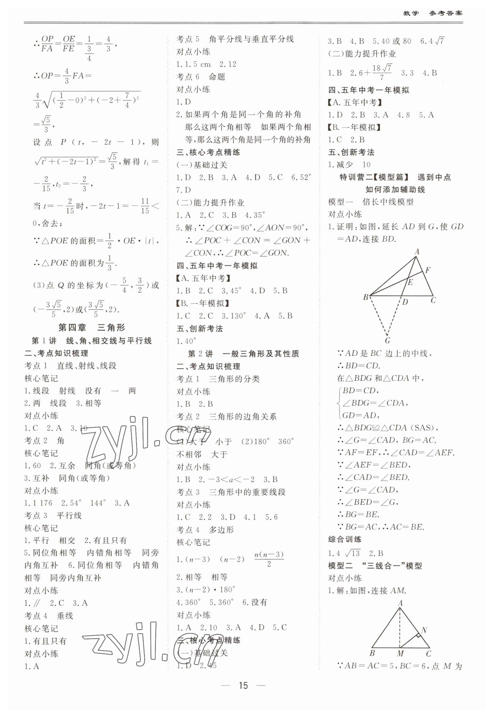 2023年新課標中考寶典數(shù)學深圳專版 第15頁