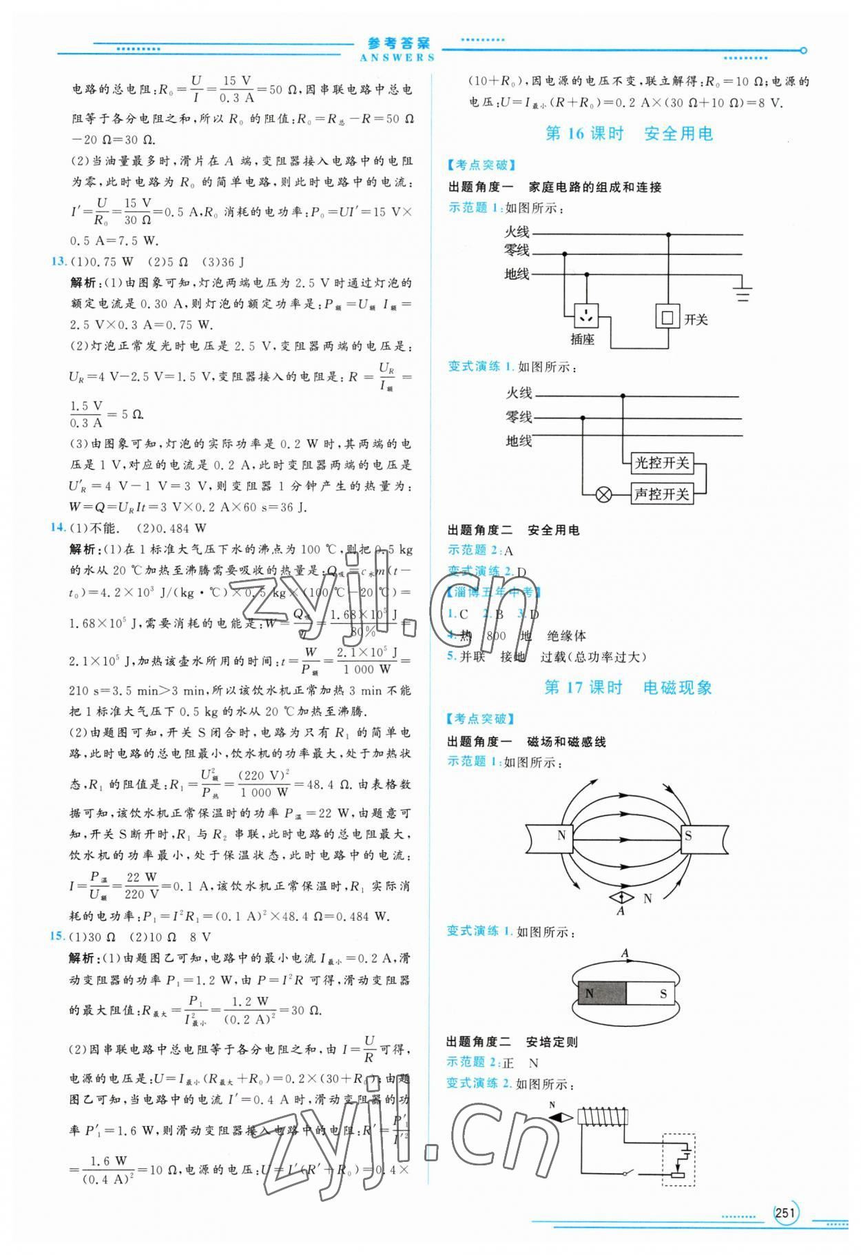 2023年初中總復(fù)習(xí)山東文藝出版社物理中考淄博專版 第7頁