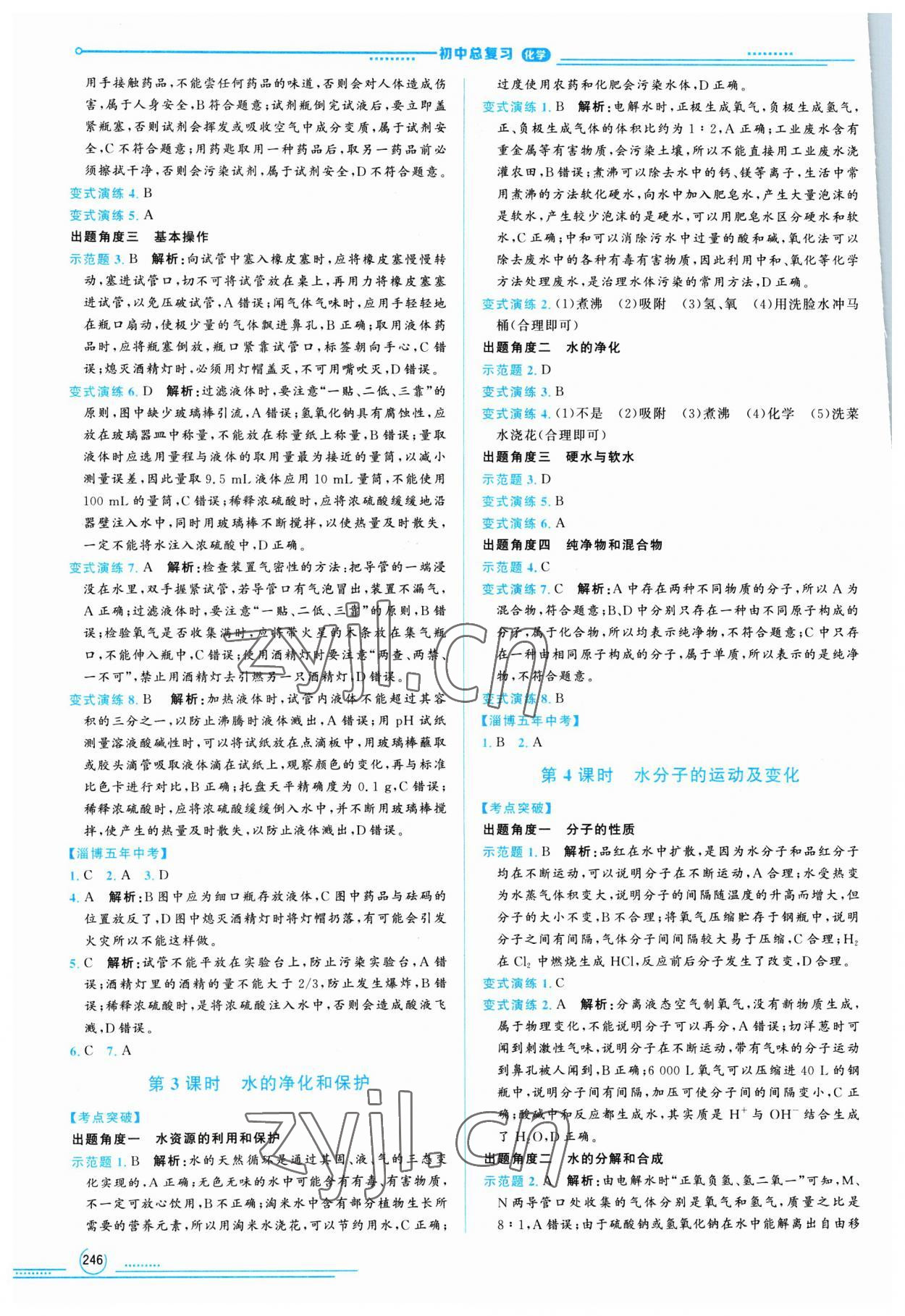 2023年初中總復(fù)習(xí)山東文藝出版社化學(xué)中考淄博專版 第2頁