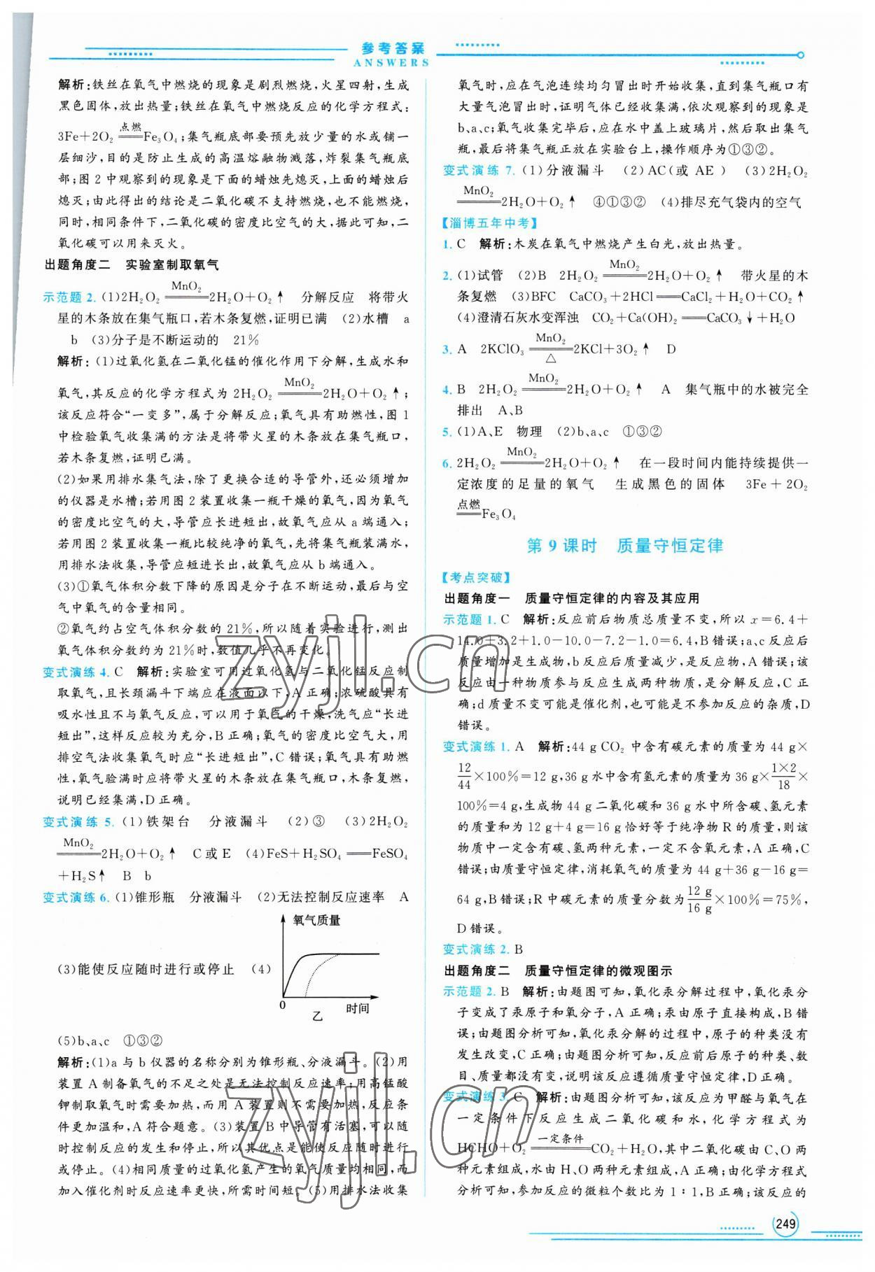 2023年初中總復(fù)習(xí)山東文藝出版社化學(xué)中考淄博專版 第5頁