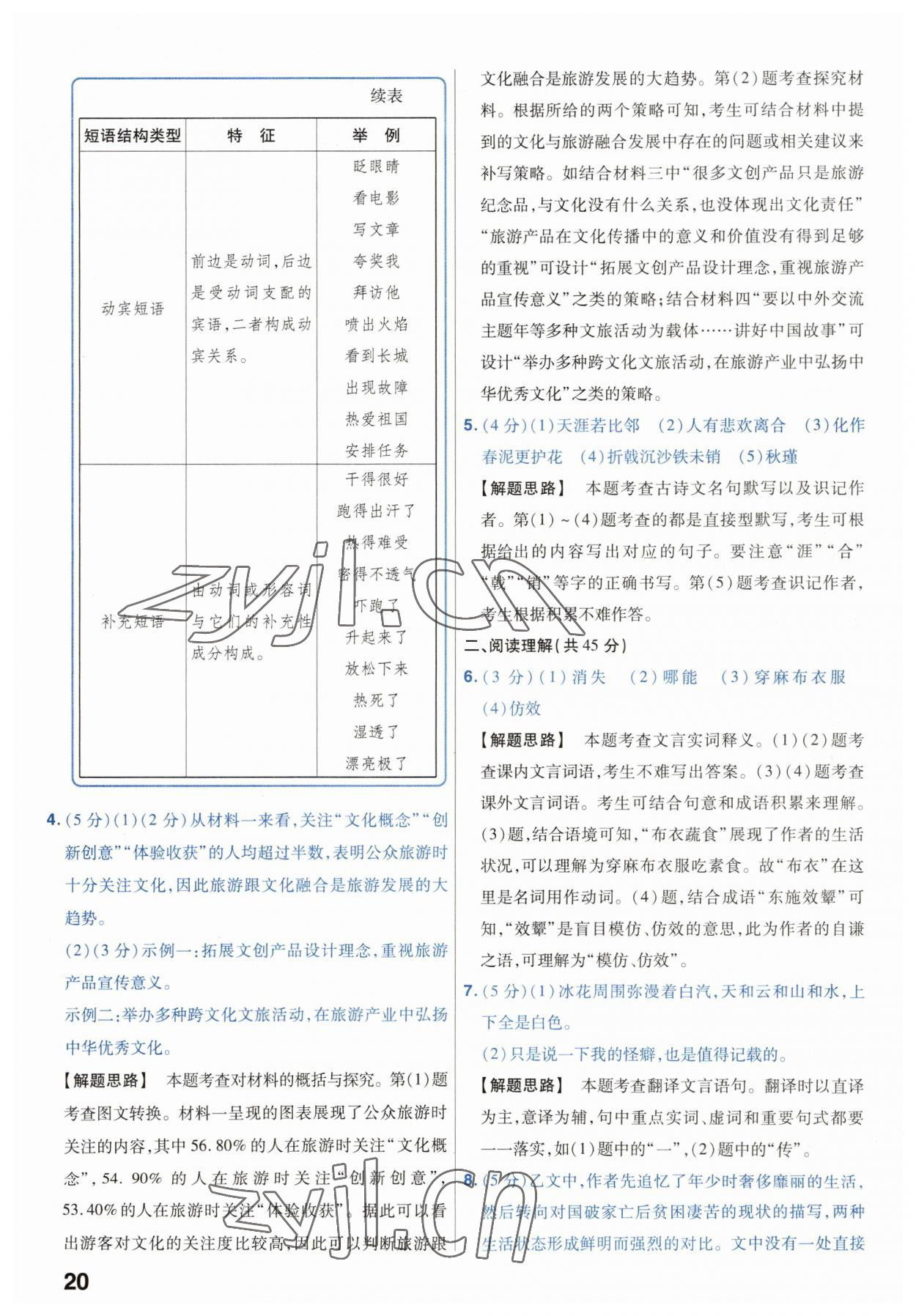 2023年金考卷45套匯編中考語文江蘇專版 第20頁