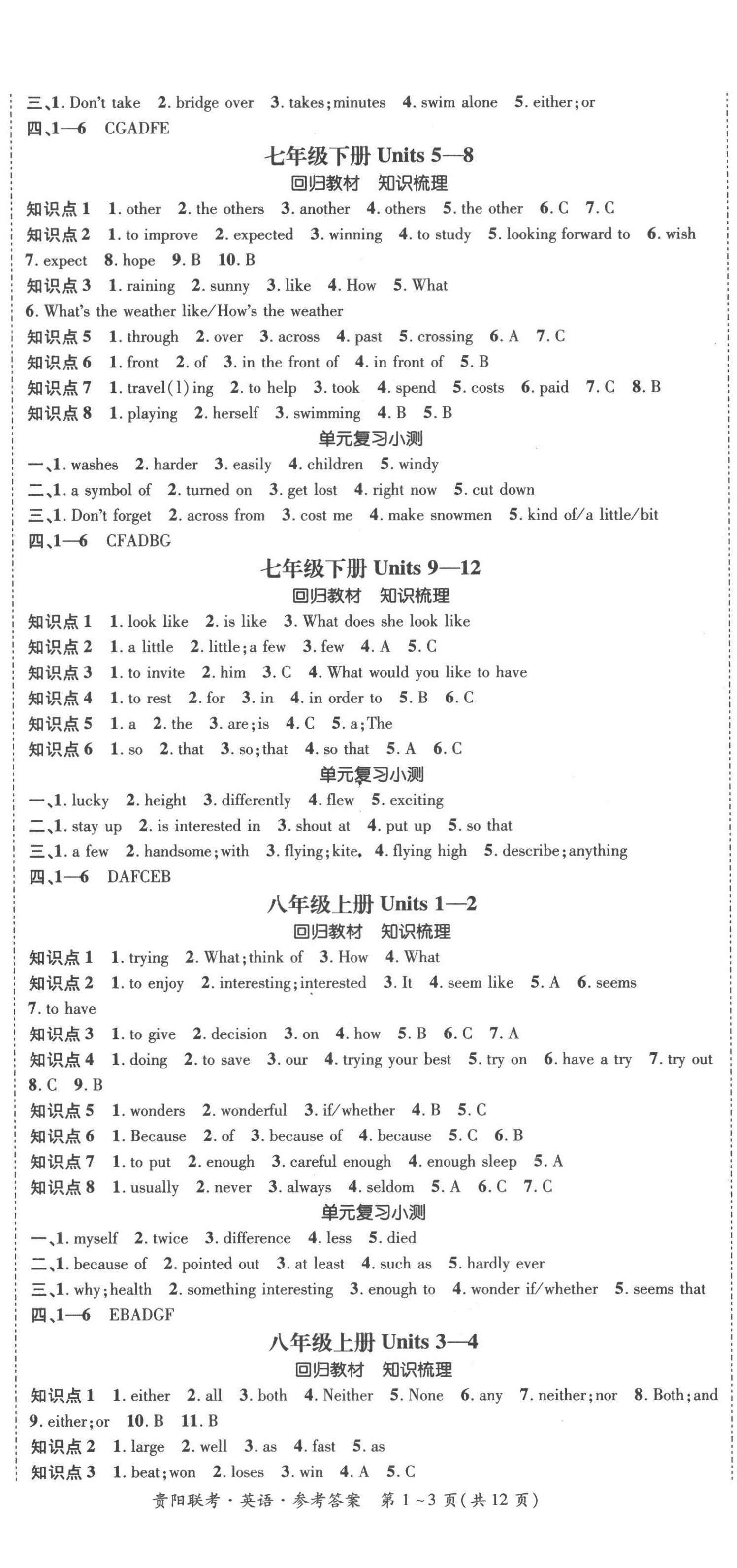 2023年國華圖書架構中考英語貴陽安順六盤水專版 第2頁