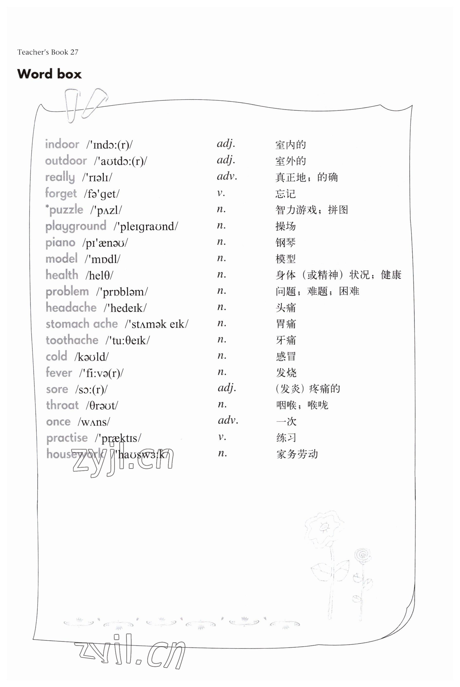 2023年练习部分六年级英语下册沪教版54制 参考答案第45页