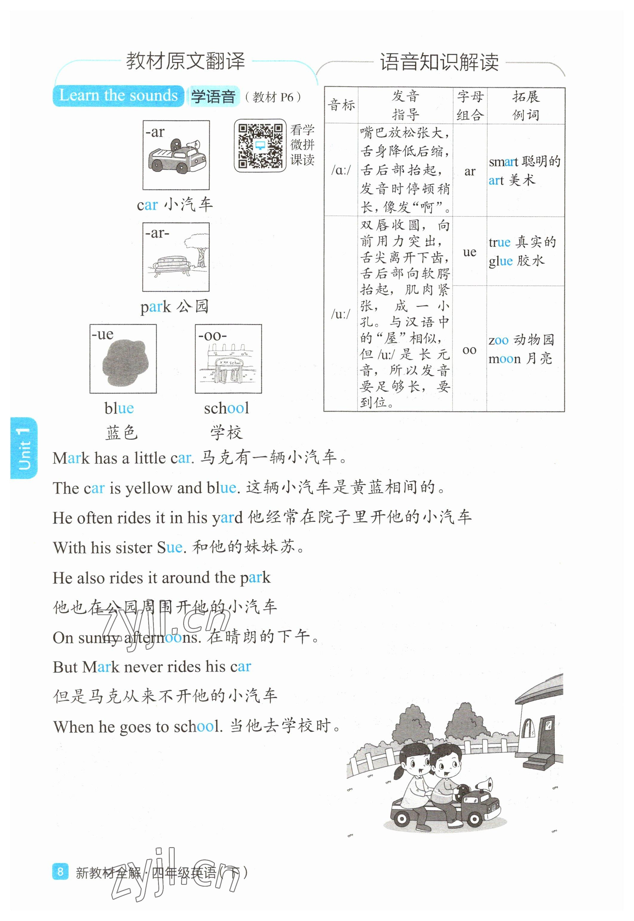 2023年教材課本四年級(jí)英語(yǔ)下冊(cè)滬教版54制 第8頁(yè)