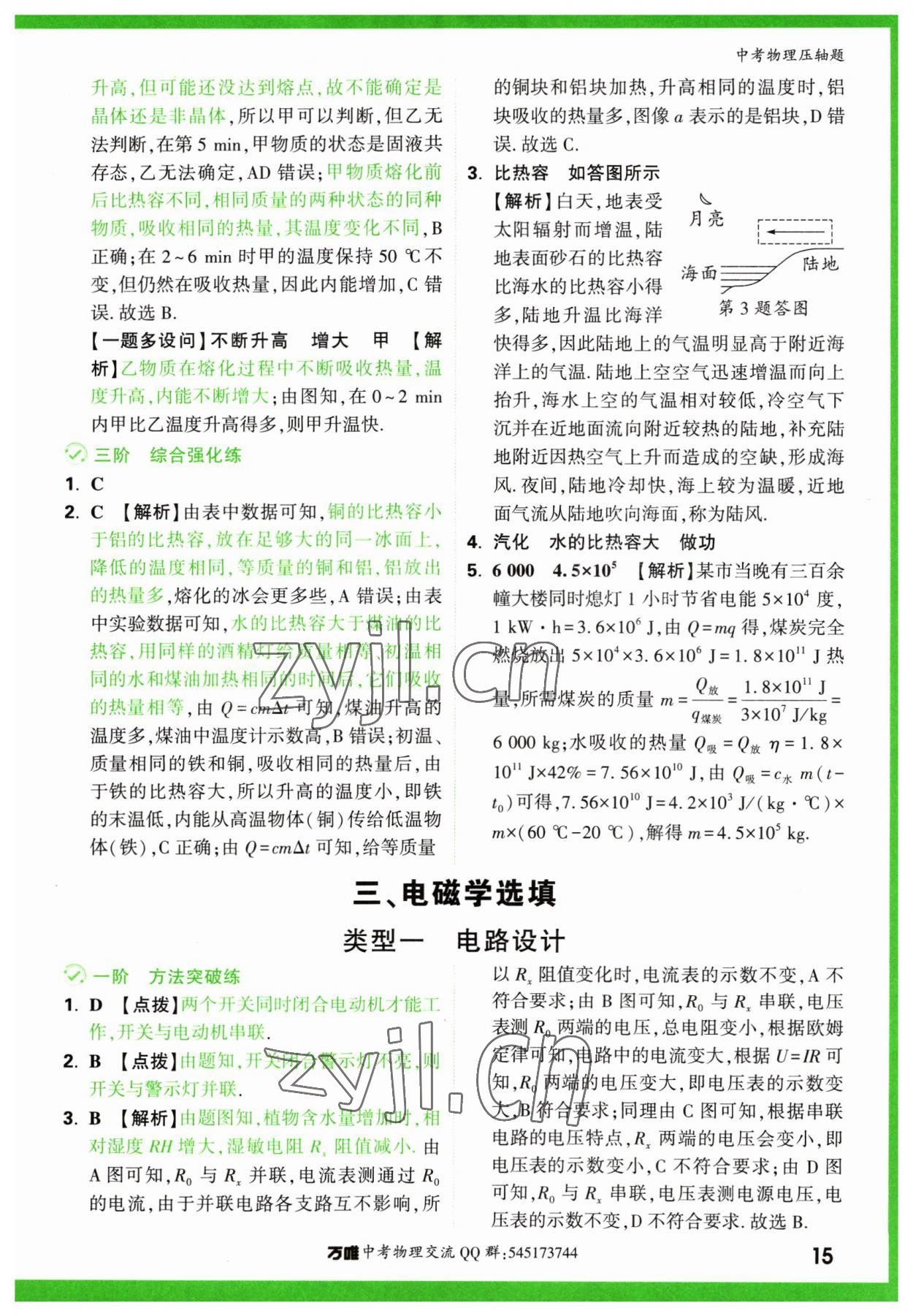 2023年萬唯中考?jí)狠S題物理 第15頁