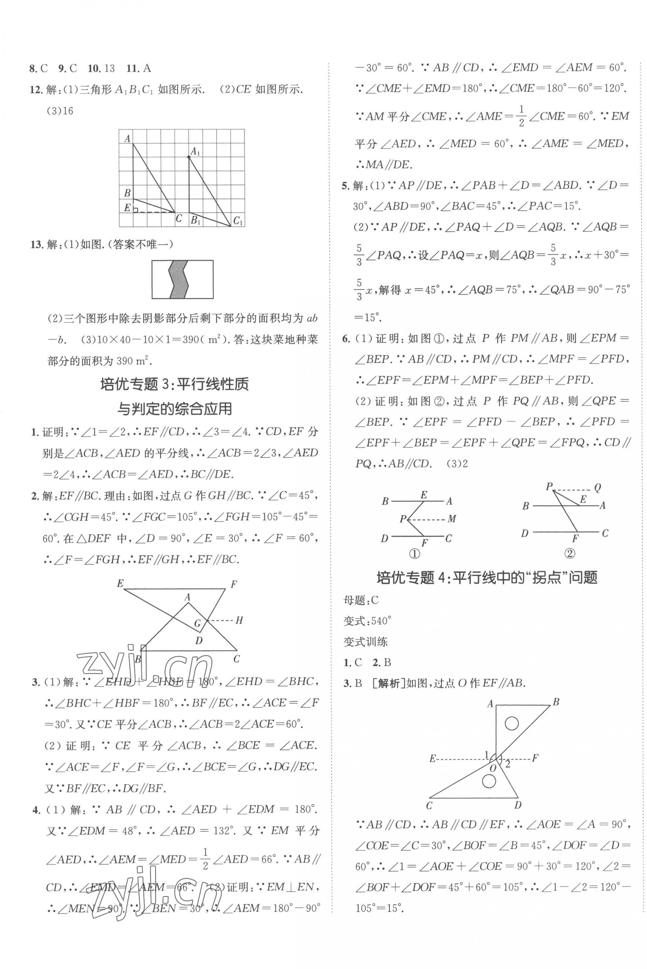 2023年同行学案学练测七年级数学下册人教版 第5页