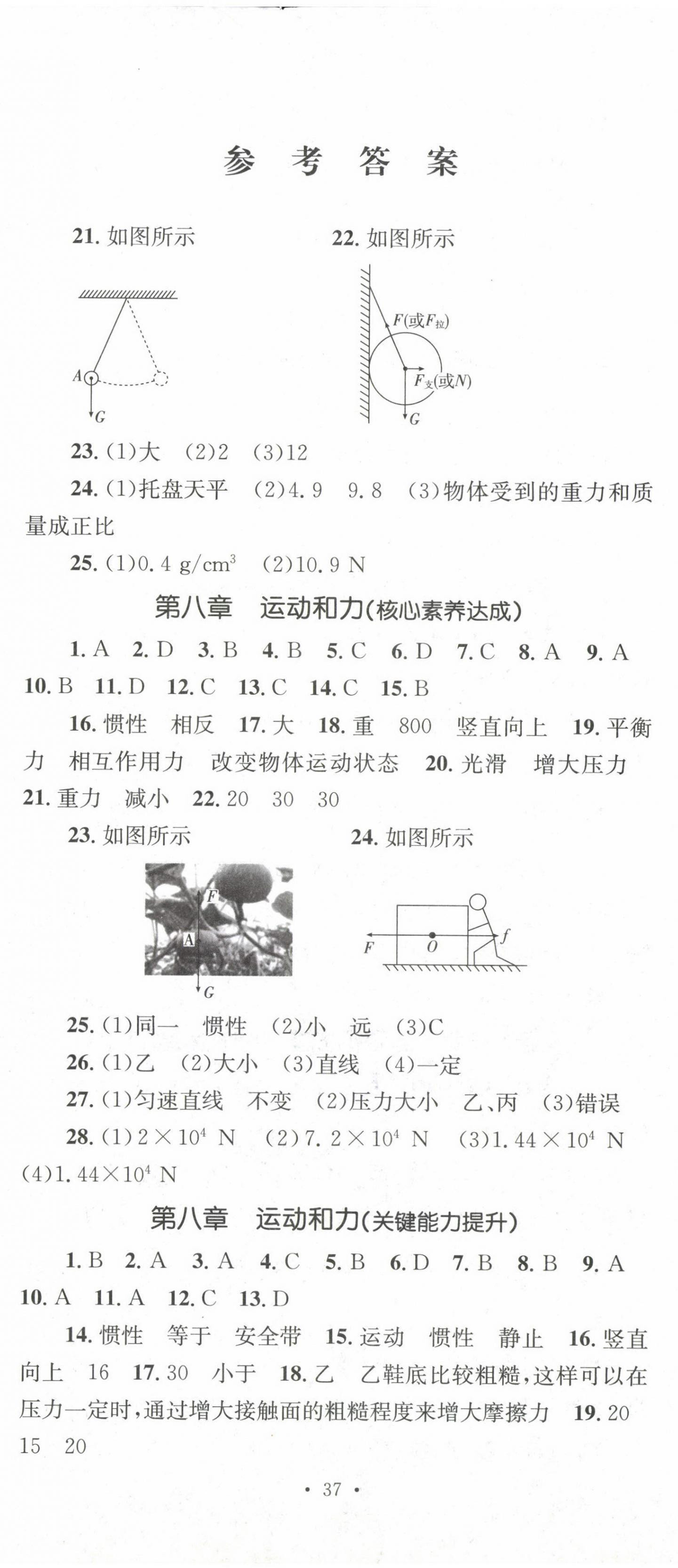 2023年學(xué)科素養(yǎng)與能力提升八年級(jí)物理下冊(cè)人教版 第2頁