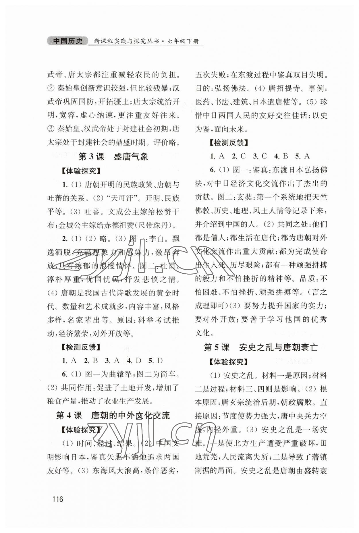 2023年新課程實(shí)踐與探究叢書七年級歷史下冊人教版江蘇專版 第2頁