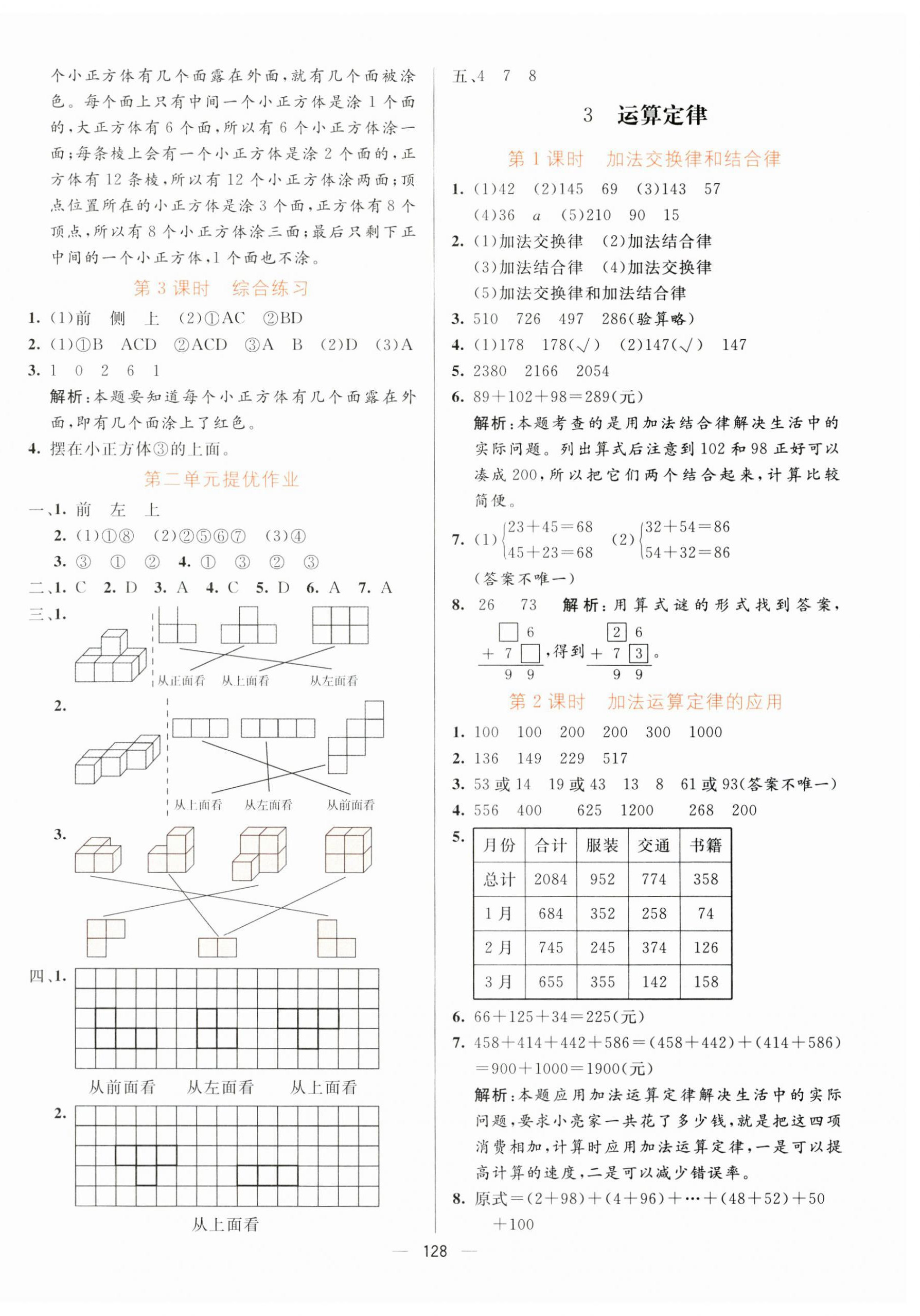 2023年亮點激活提優(yōu)天天練四年級數(shù)學(xué)下冊人教版 第4頁