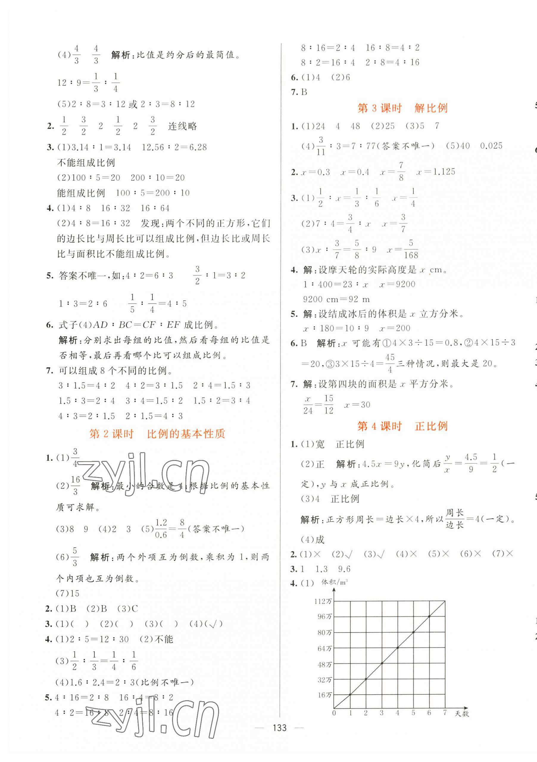 2023年亮點激活提優(yōu)天天練六年級數(shù)學下冊人教版 第9頁