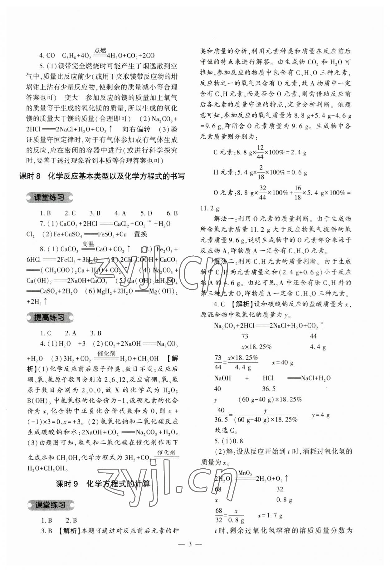 2023年中考復(fù)習(xí)精講與測試化學(xué) 第3頁