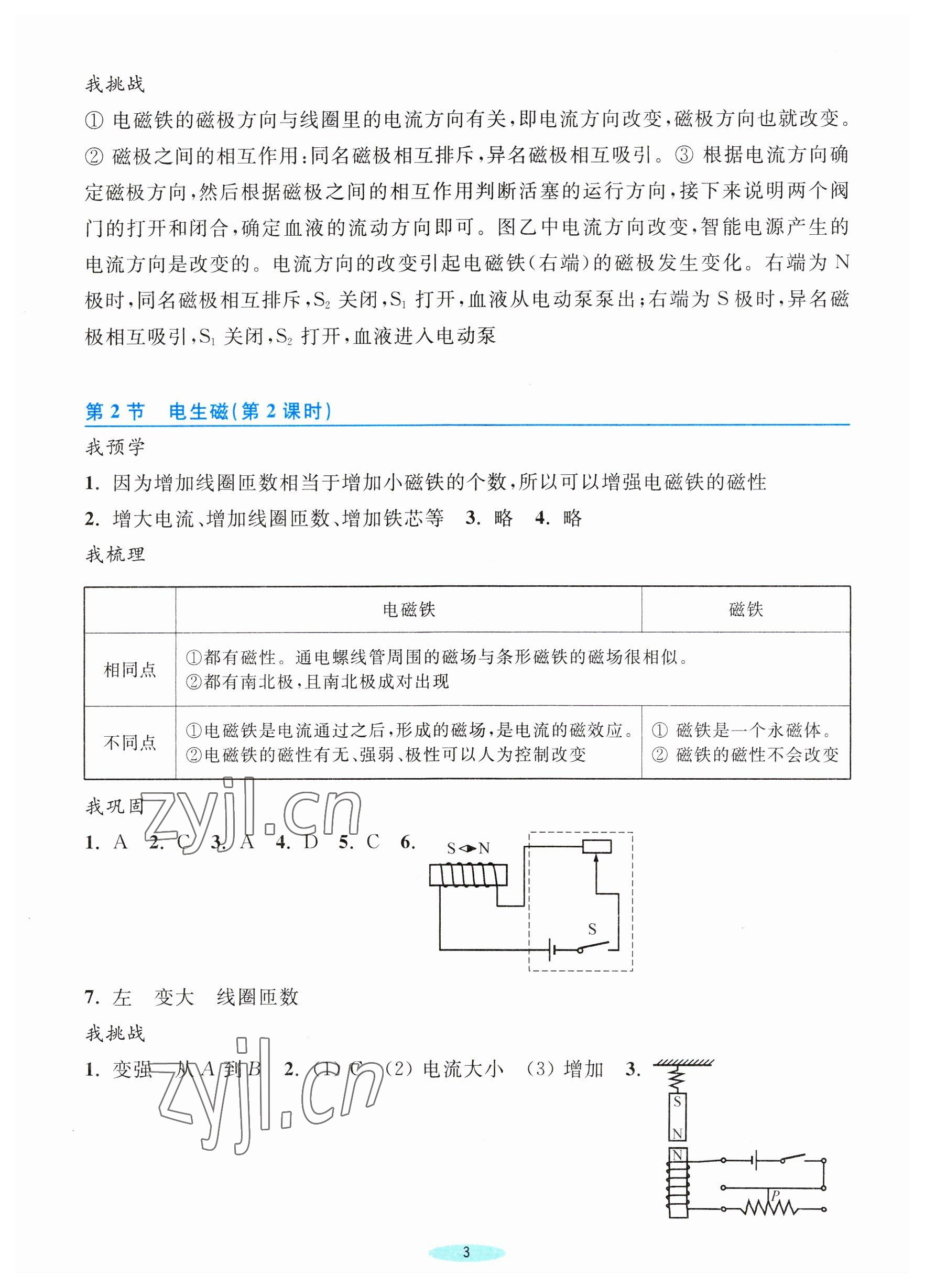 2023年預(yù)學(xué)與導(dǎo)學(xué)八年級(jí)科學(xué)下冊(cè)浙教版 第3頁(yè)