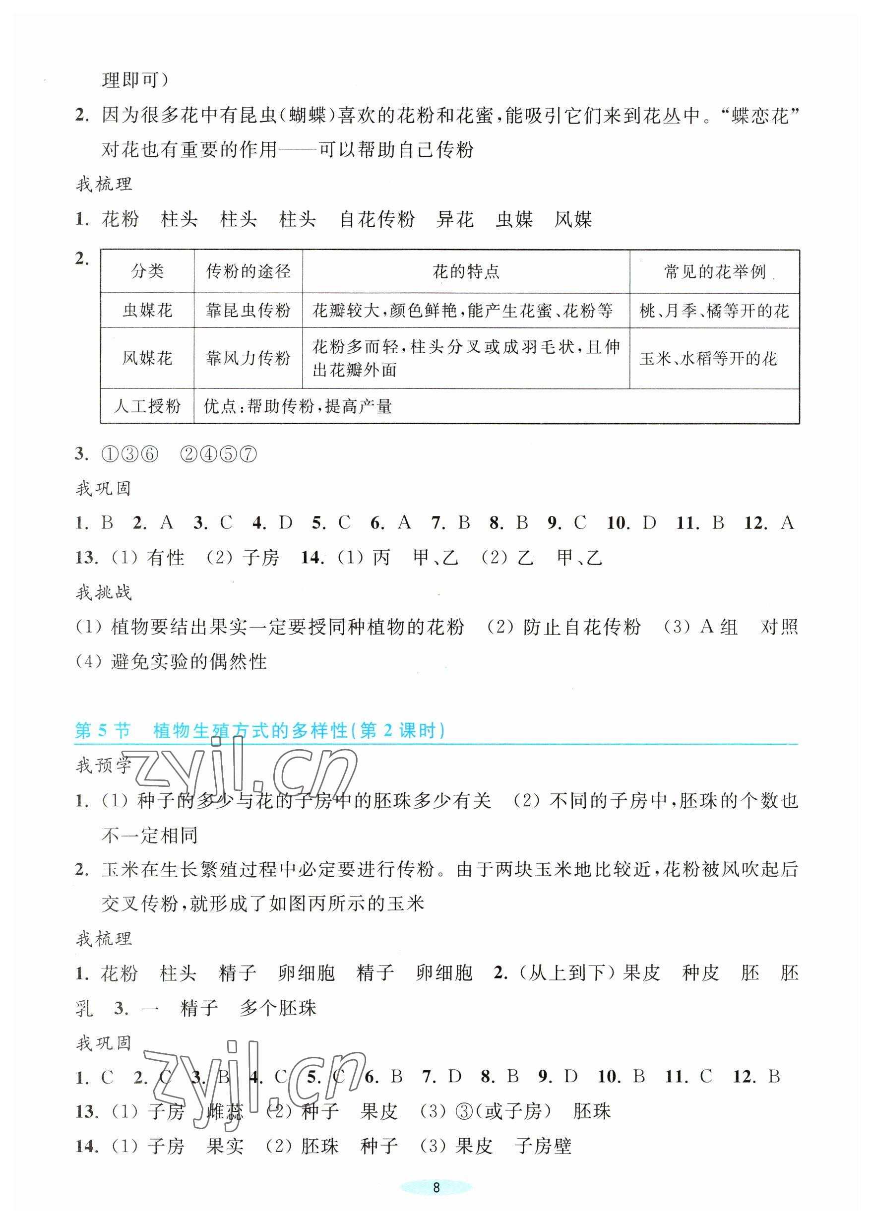 2023年預(yù)學(xué)與導(dǎo)學(xué)七年級(jí)科學(xué)下冊(cè)浙教版 第8頁(yè)