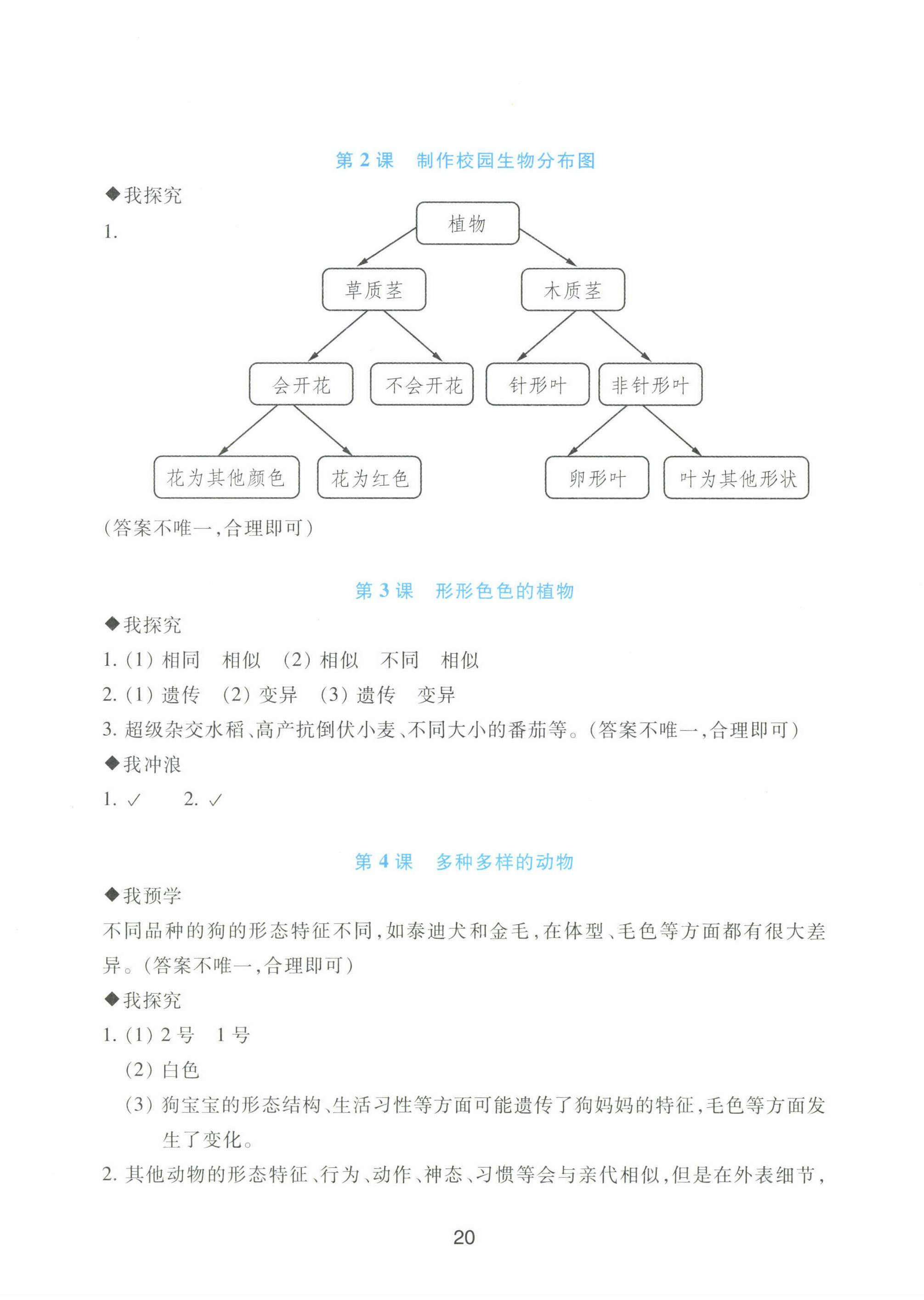 2023年預學與導學六年級科學下冊教科版 第4頁