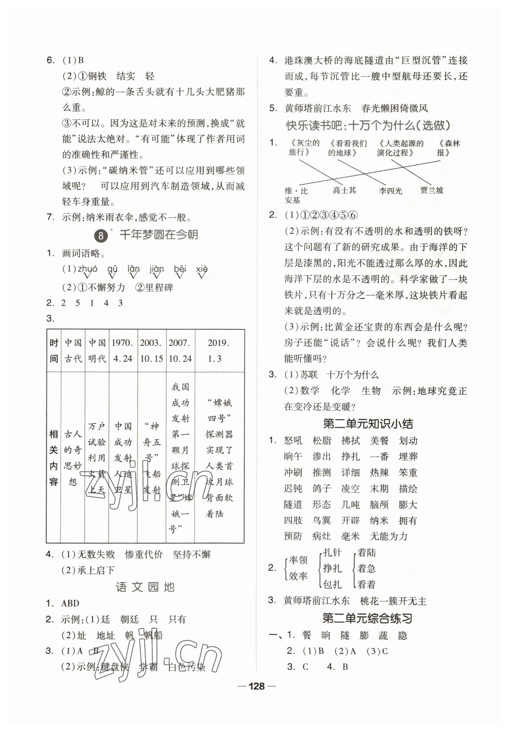 2023年新思維伴你學(xué)四年級(jí)語文下冊(cè)人教版 第4頁