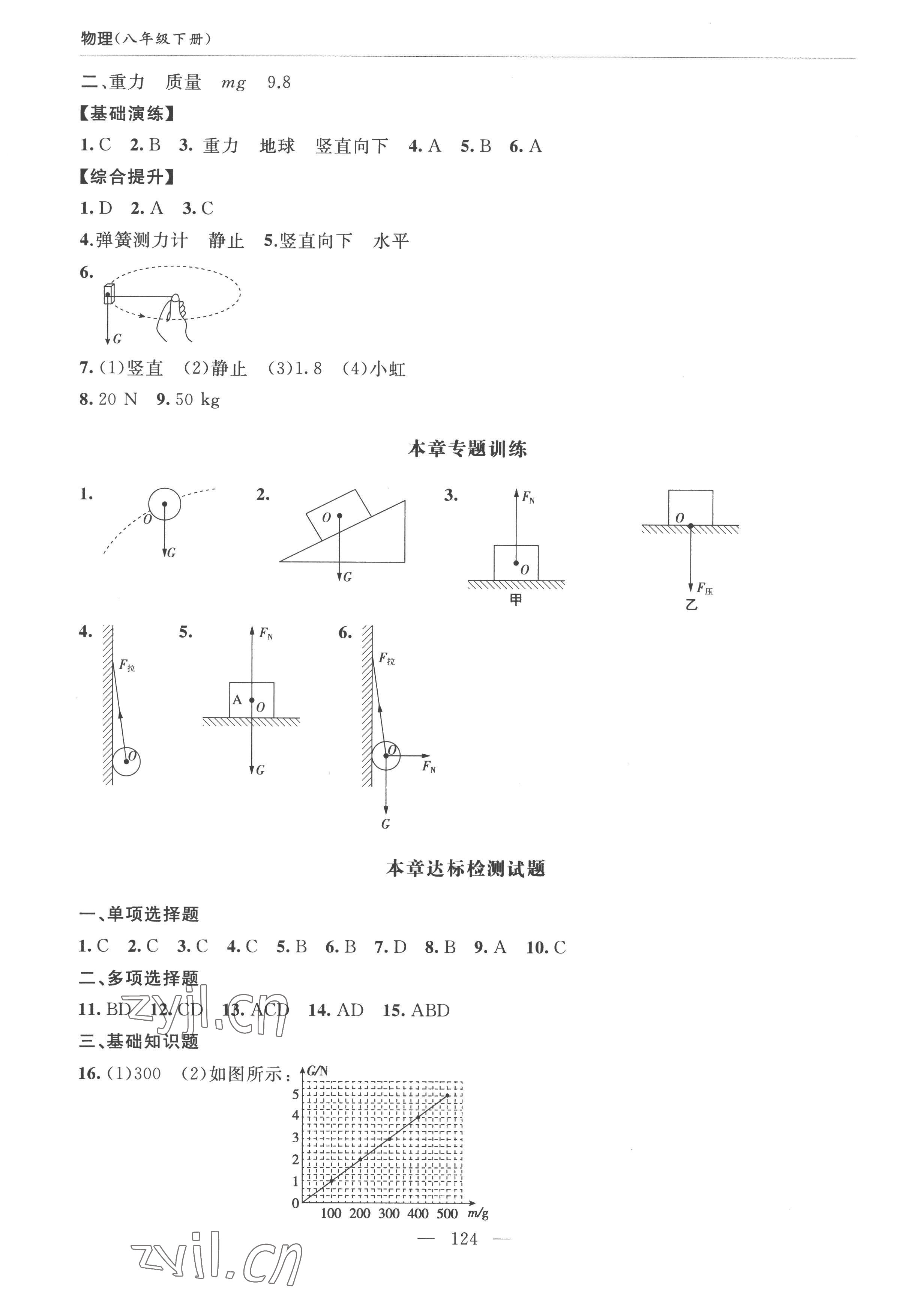 2023年新課堂學(xué)習(xí)與探究八年級(jí)物理下冊(cè)人教版 第2頁