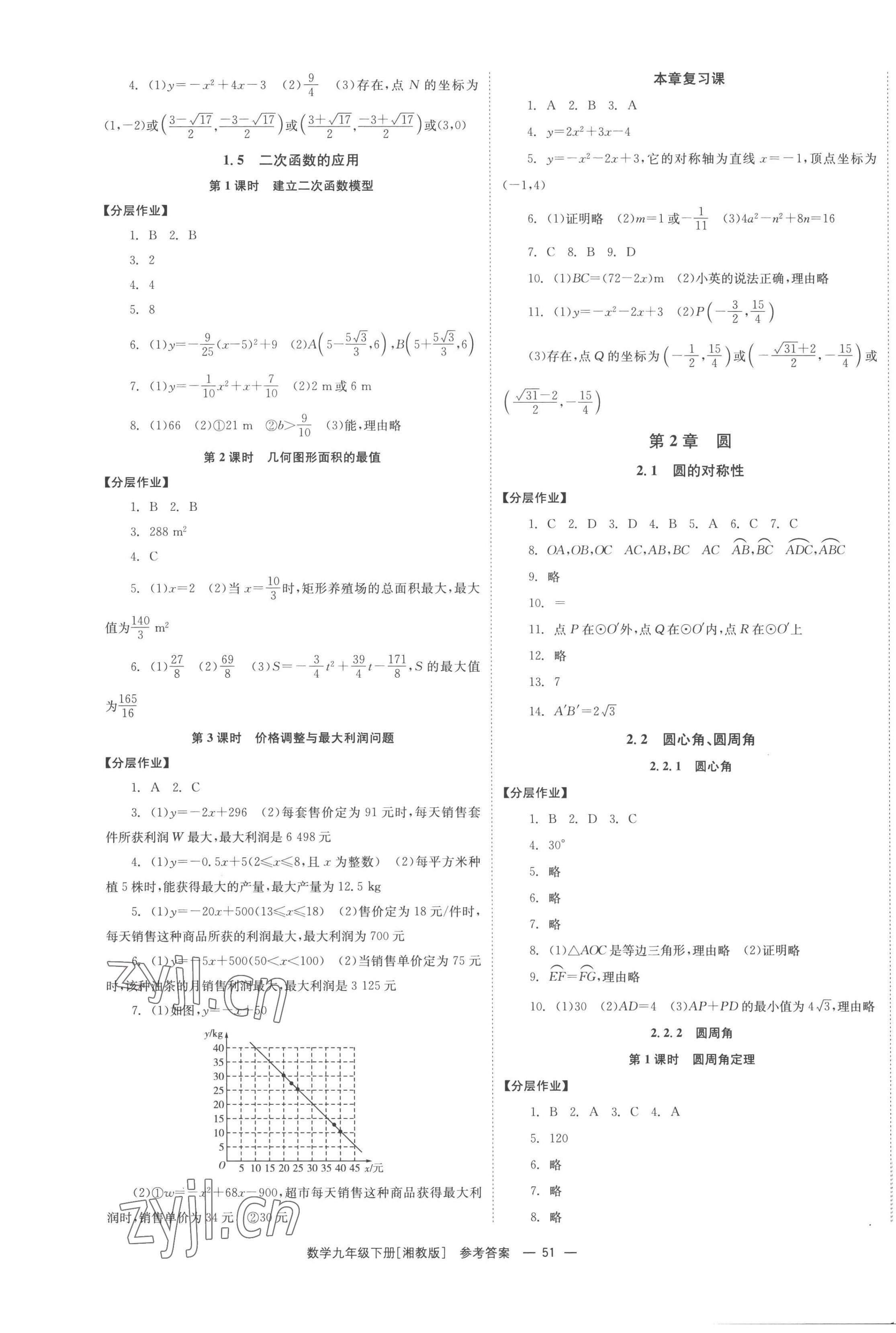 2023年全效學(xué)習(xí)同步學(xué)練測九年級數(shù)學(xué)下冊湘教版 第3頁