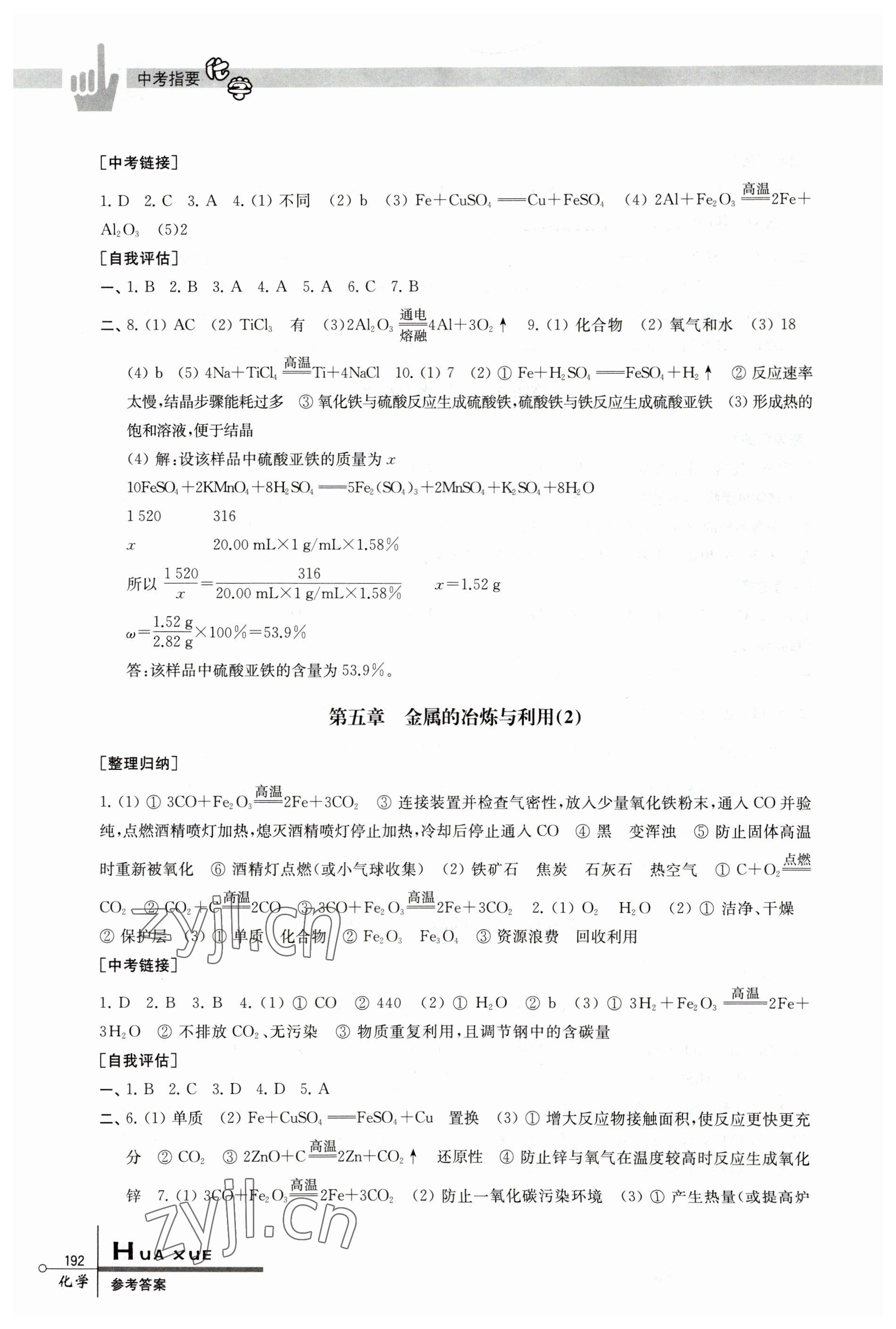 2023年中考指要化学 第4页