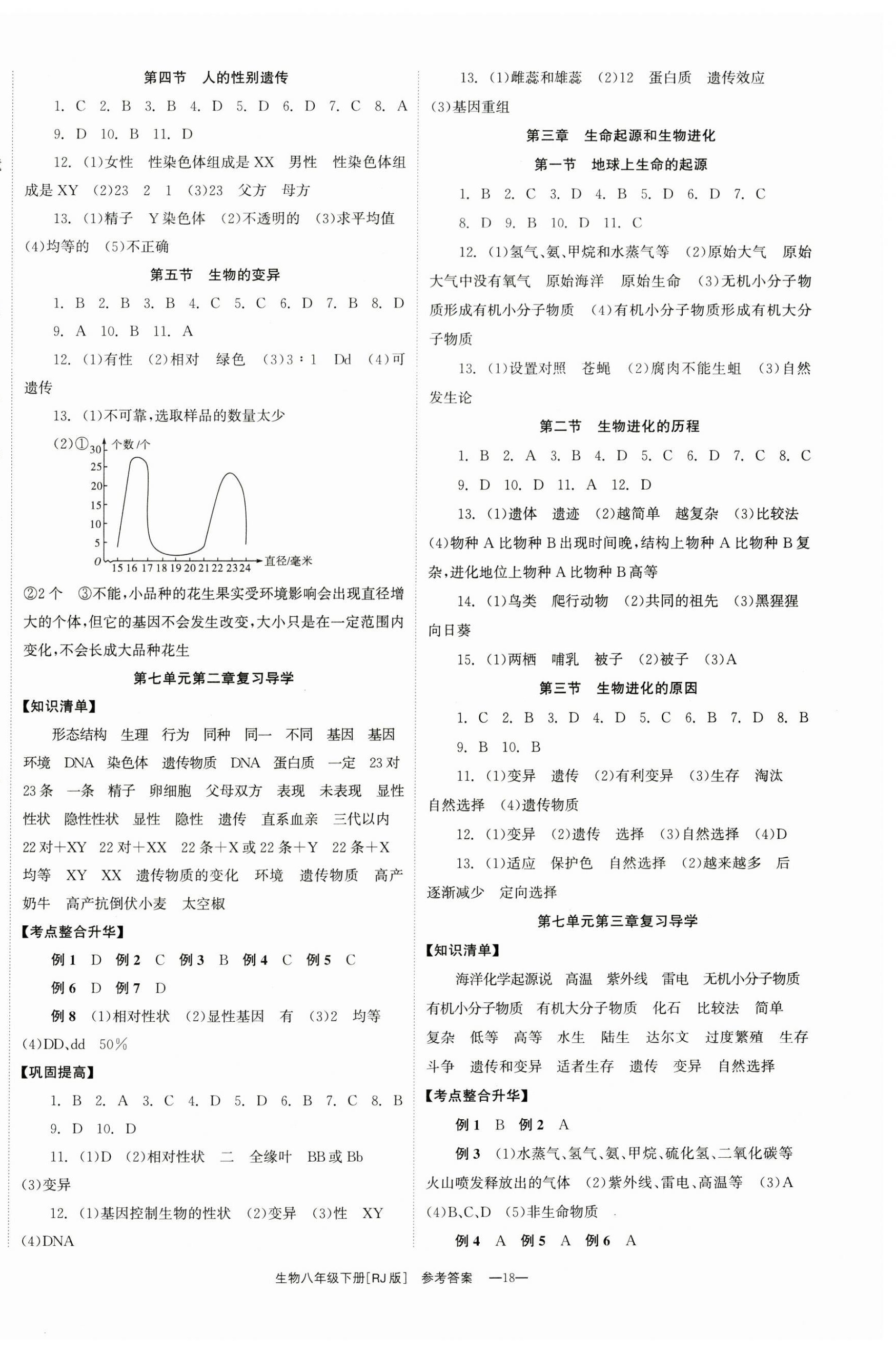 2023年全效学习同步学练测八年级生物下册人教版 第2页