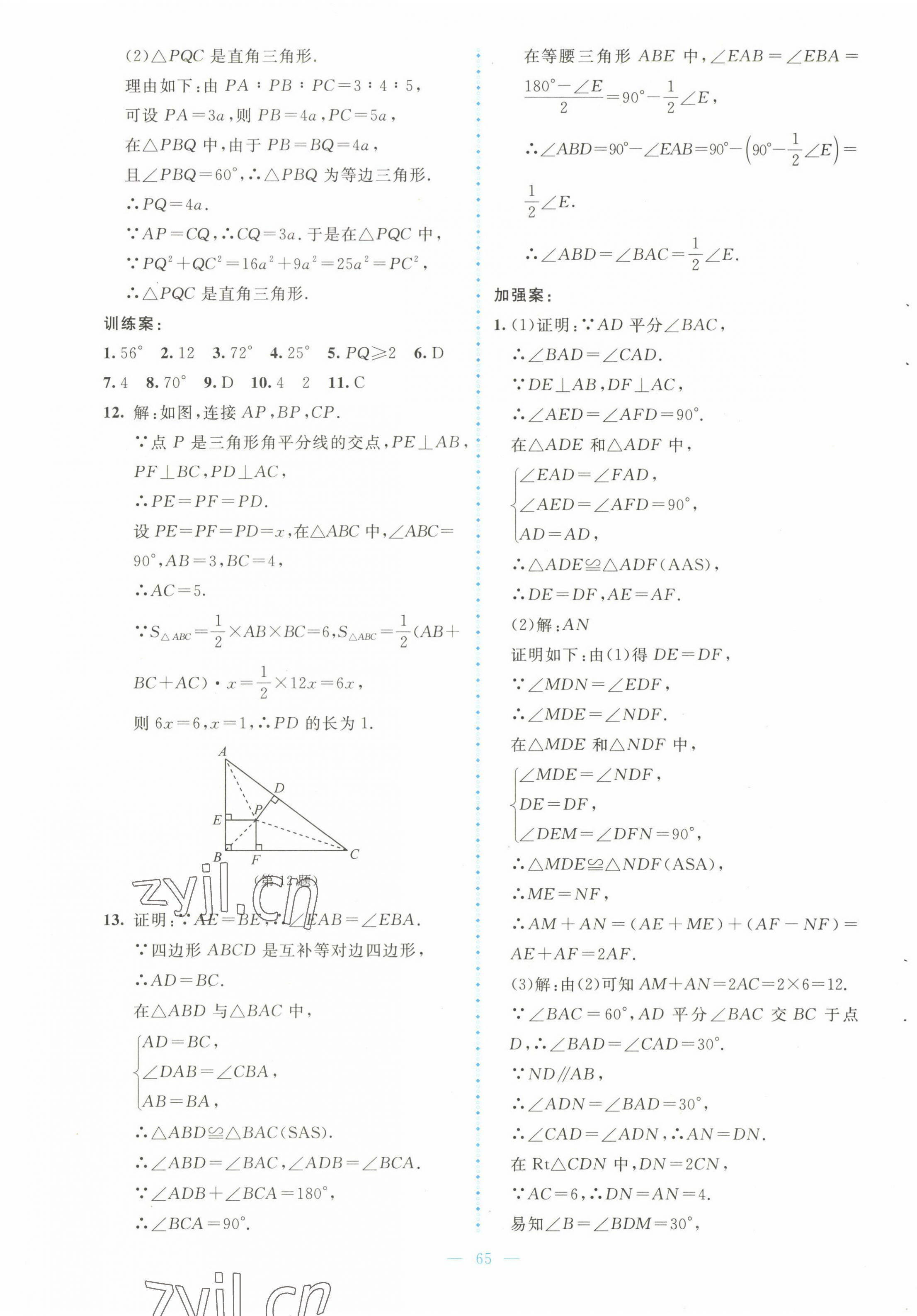 2023年课堂精练八年级数学下册北师大版大庆专版 第13页