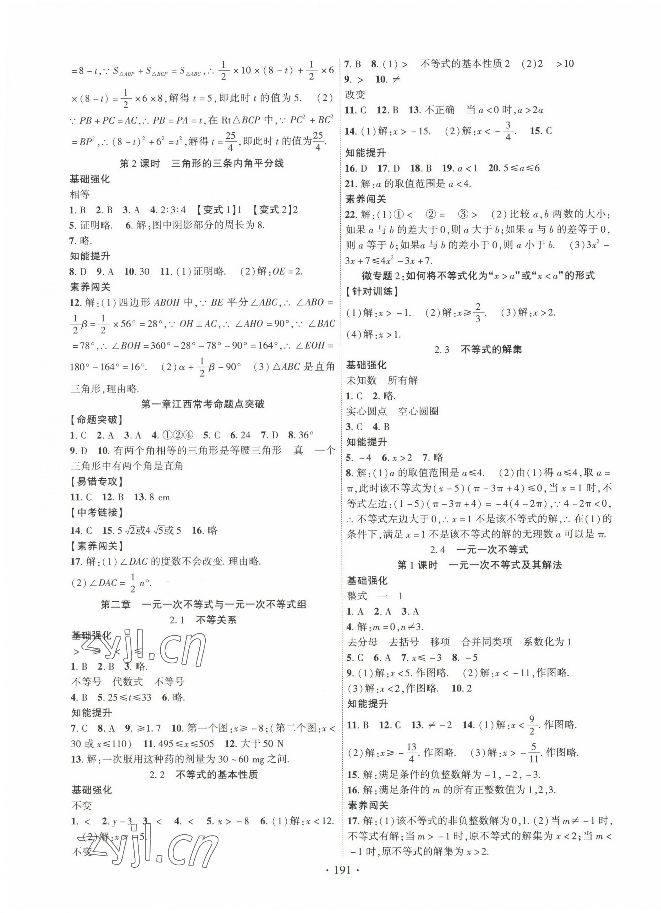 2023年畅优新课堂八年级数学下册北师大版江西专版 第3页