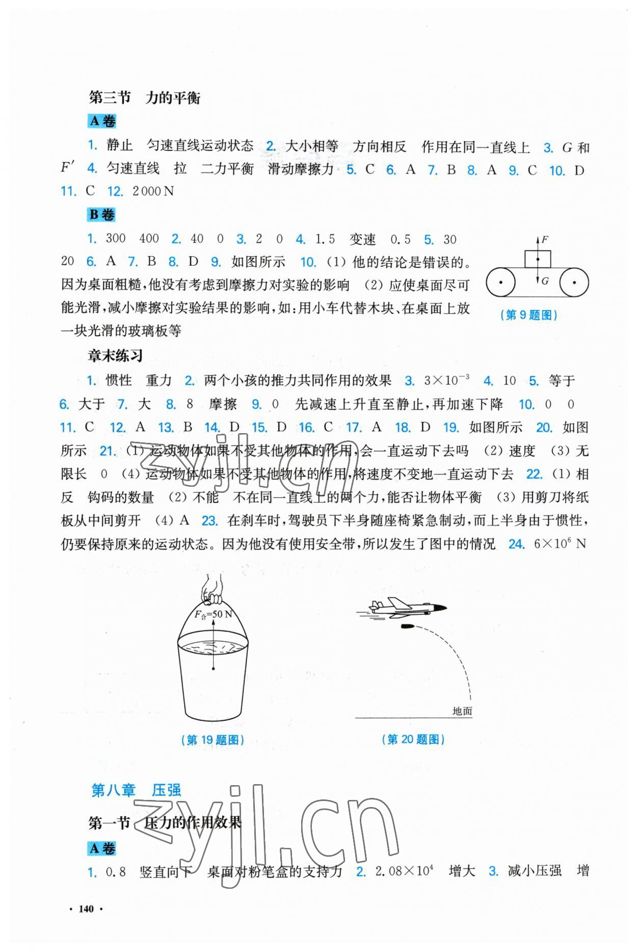 2023年學(xué)生用書八年級物理下冊滬科版 第2頁