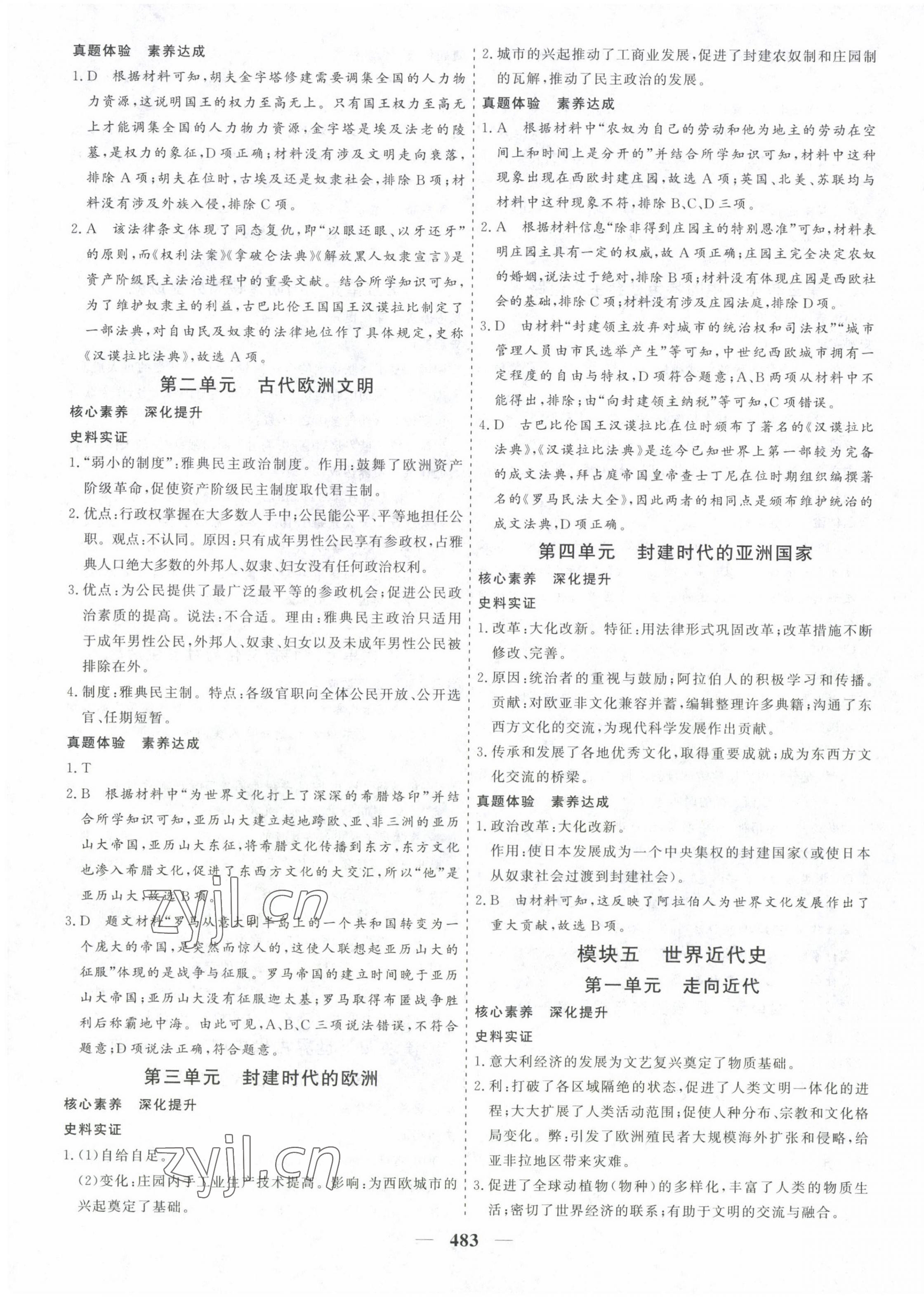 2023年優化探究中考總復習歷史 第7頁