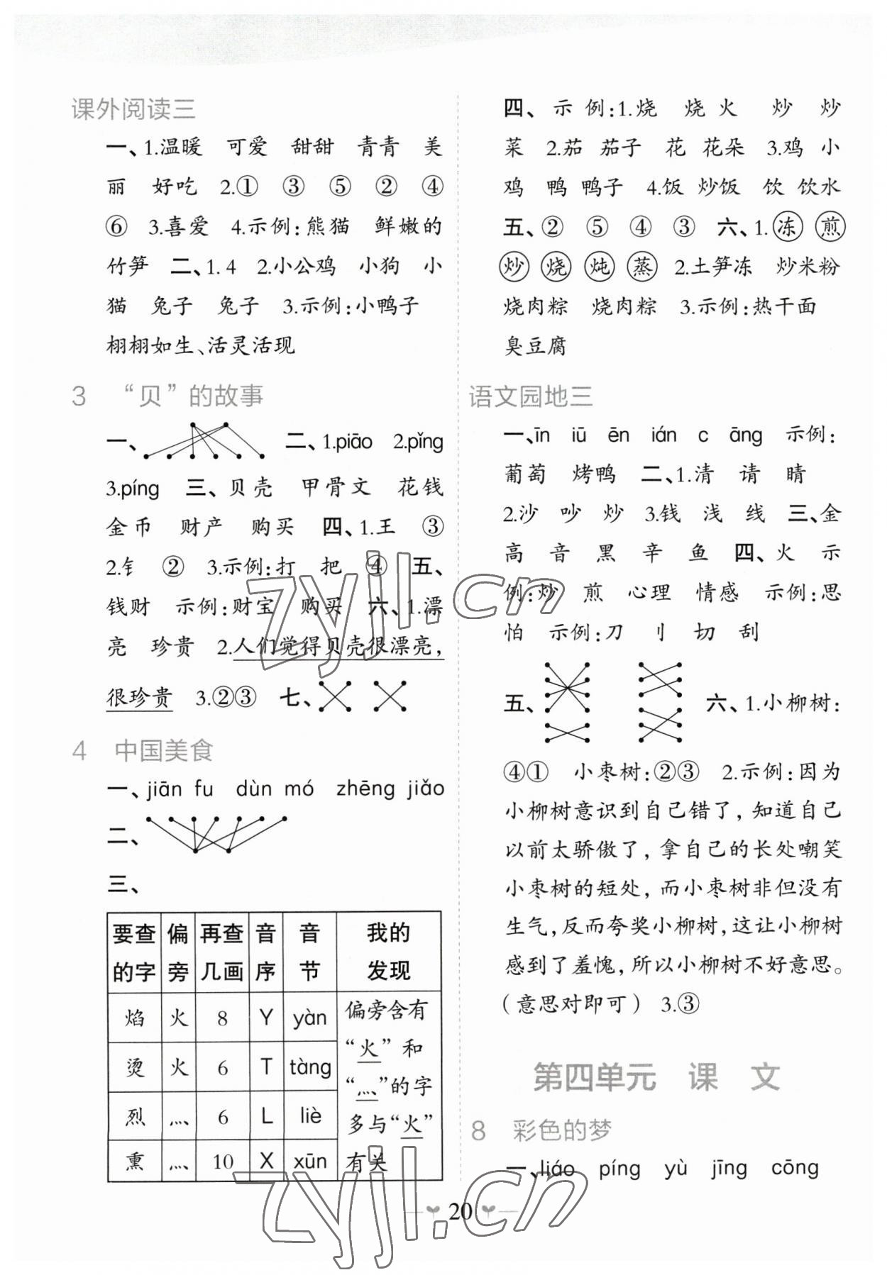 2023年課堂小作業(yè)二年級(jí)語(yǔ)文下冊(cè)人教版 第4頁(yè)