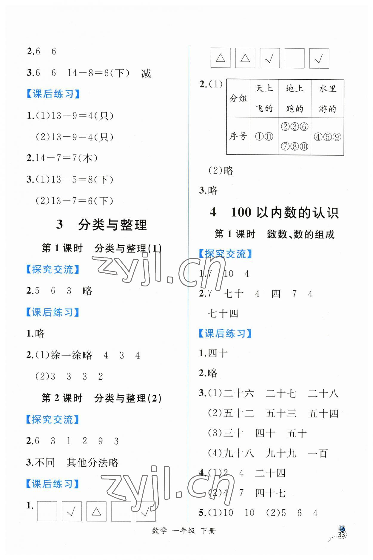 2023年同步導(dǎo)學(xué)案課時(shí)練一年級數(shù)學(xué)下冊人教版 第3頁