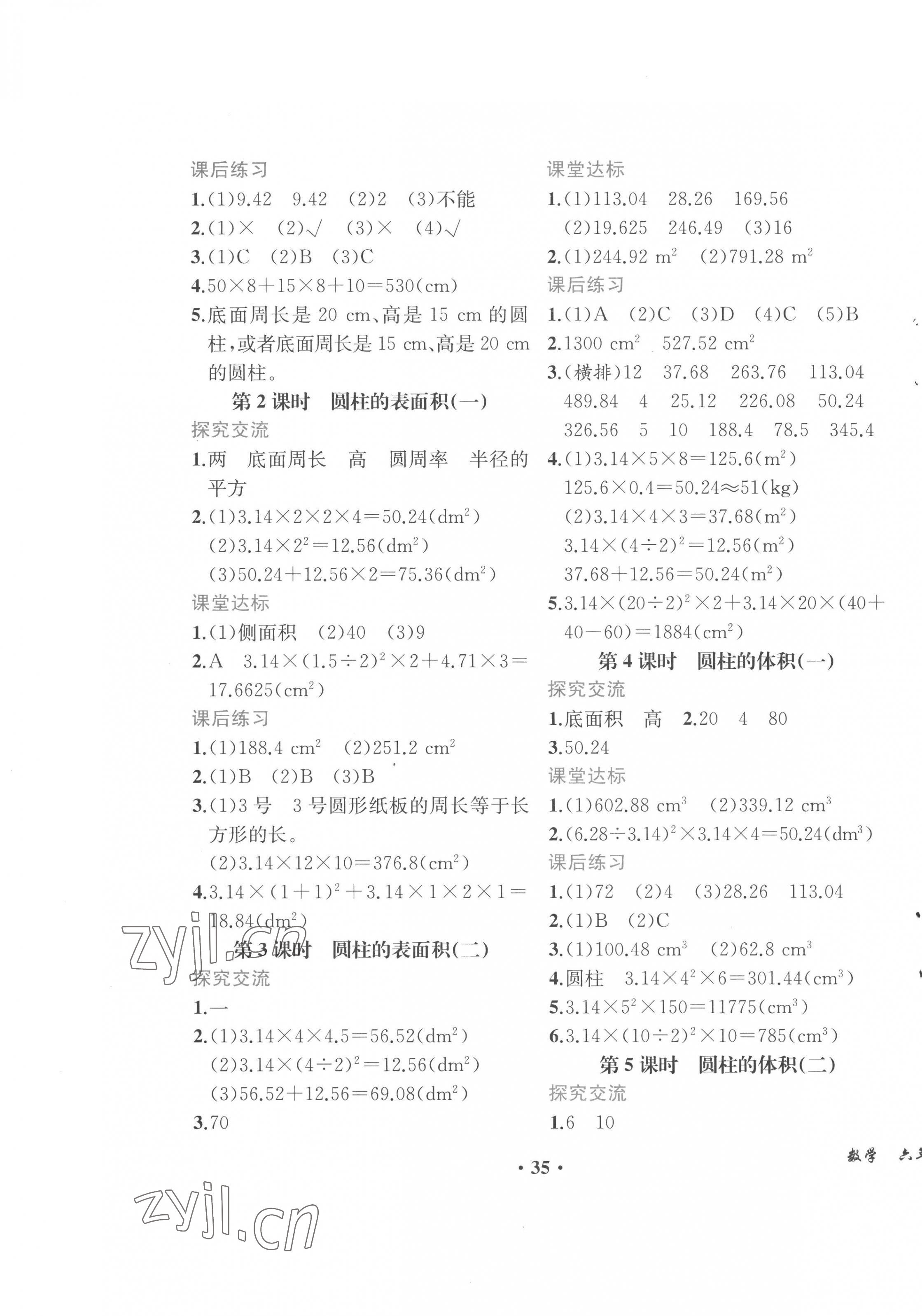 2023年胜券在握同步解析与测评六年级数学下册人教版重庆专版 第3页