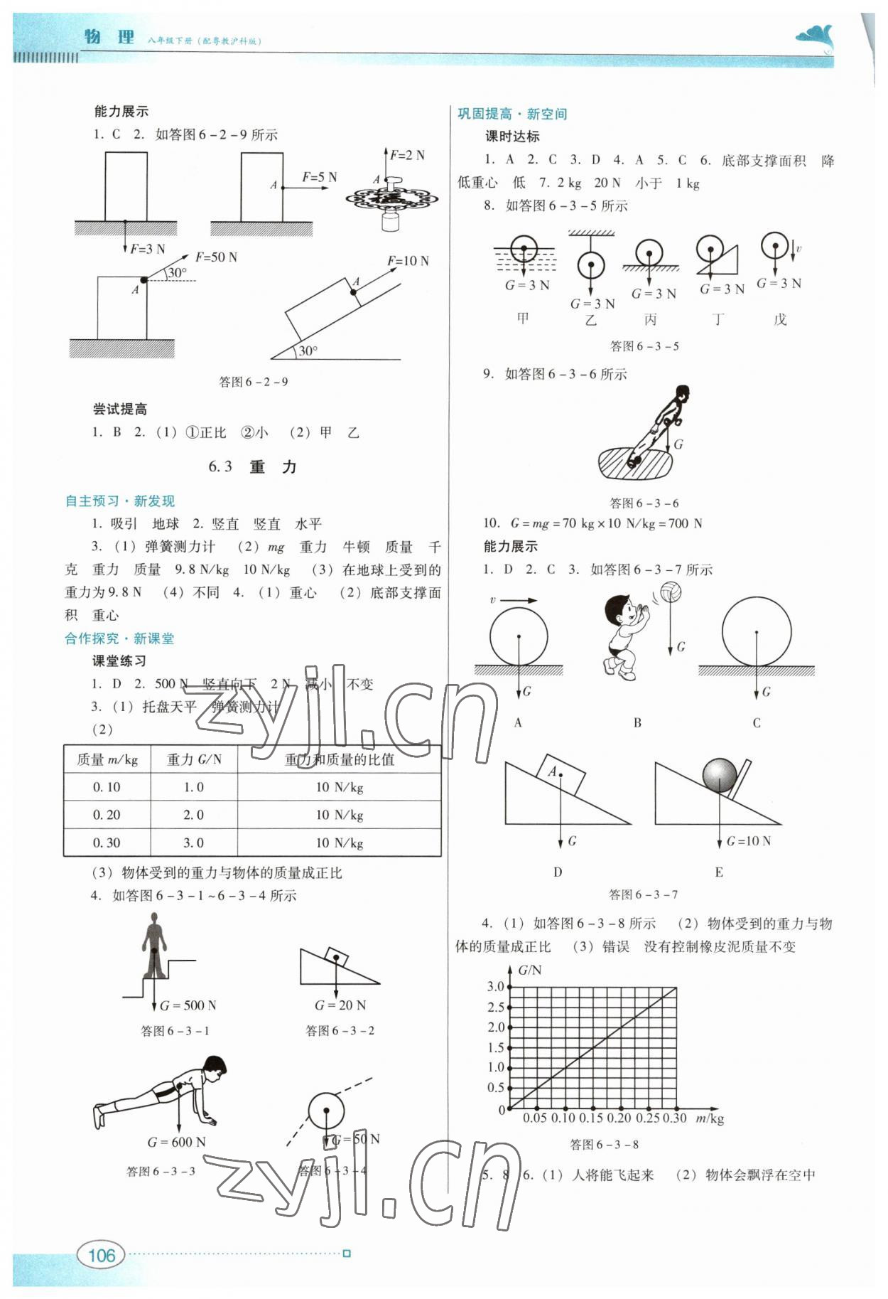 2023年南方新課堂金牌學(xué)案八年級物理下冊滬粵版 第2頁