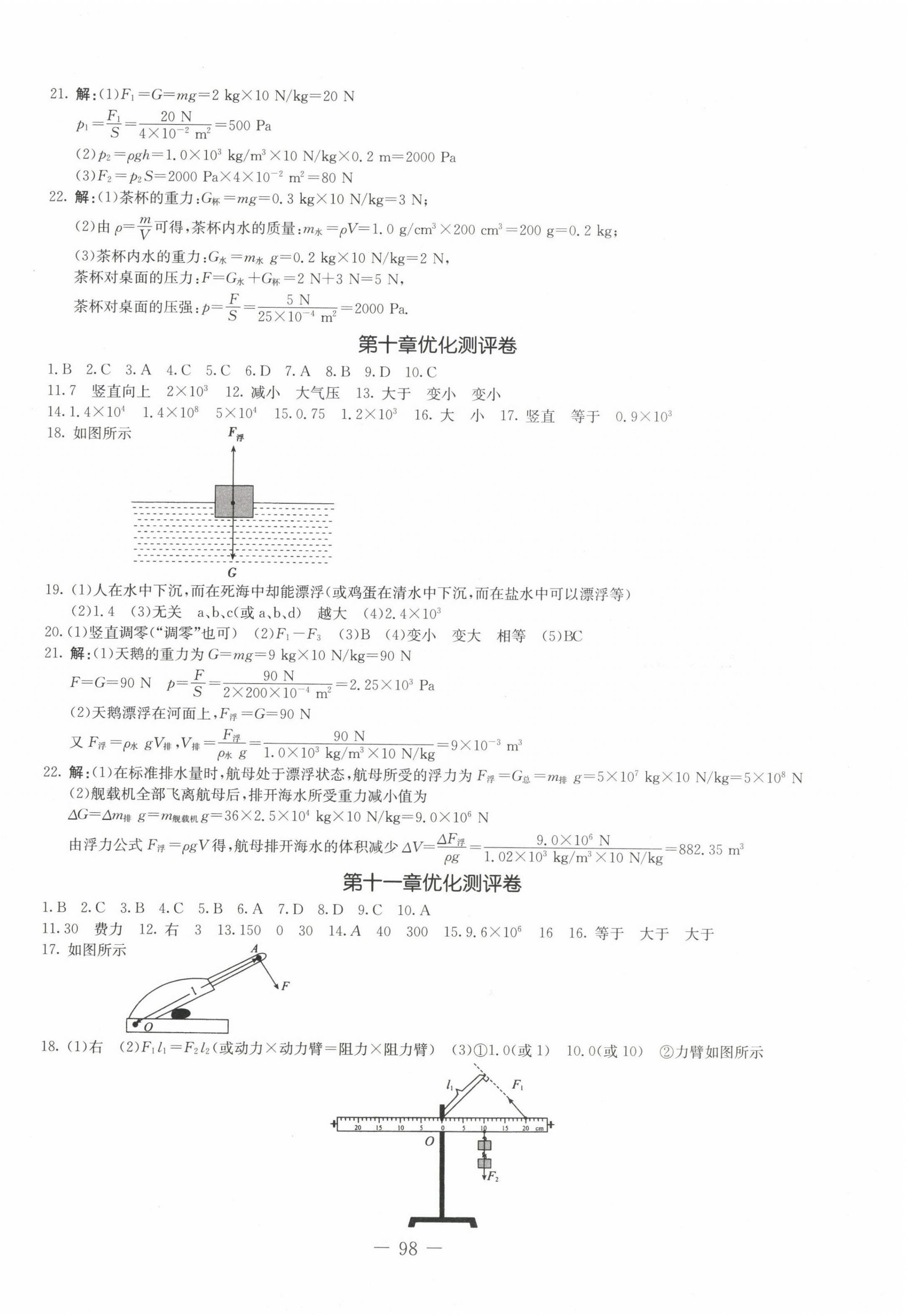 2023年創(chuàng)新思維八年級(jí)物理下冊(cè)教科版 第2頁(yè)